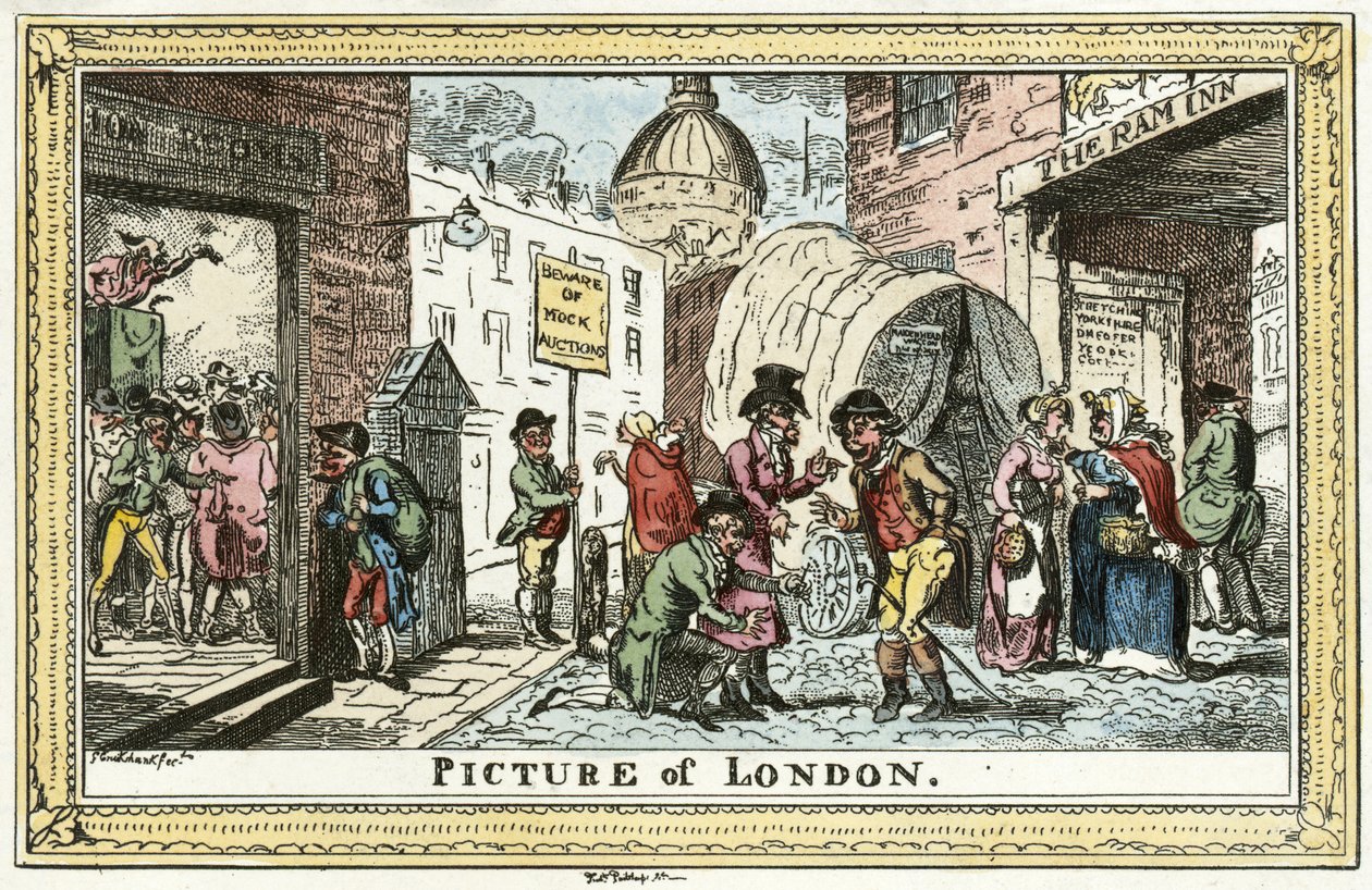 Cruikshank - London képe alkotó: Unbekannter Künstler