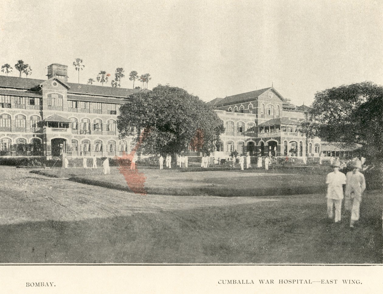 Cumballa hadikórház, 1900-as évek (fotó) alkotó: Unbekannter Künstler