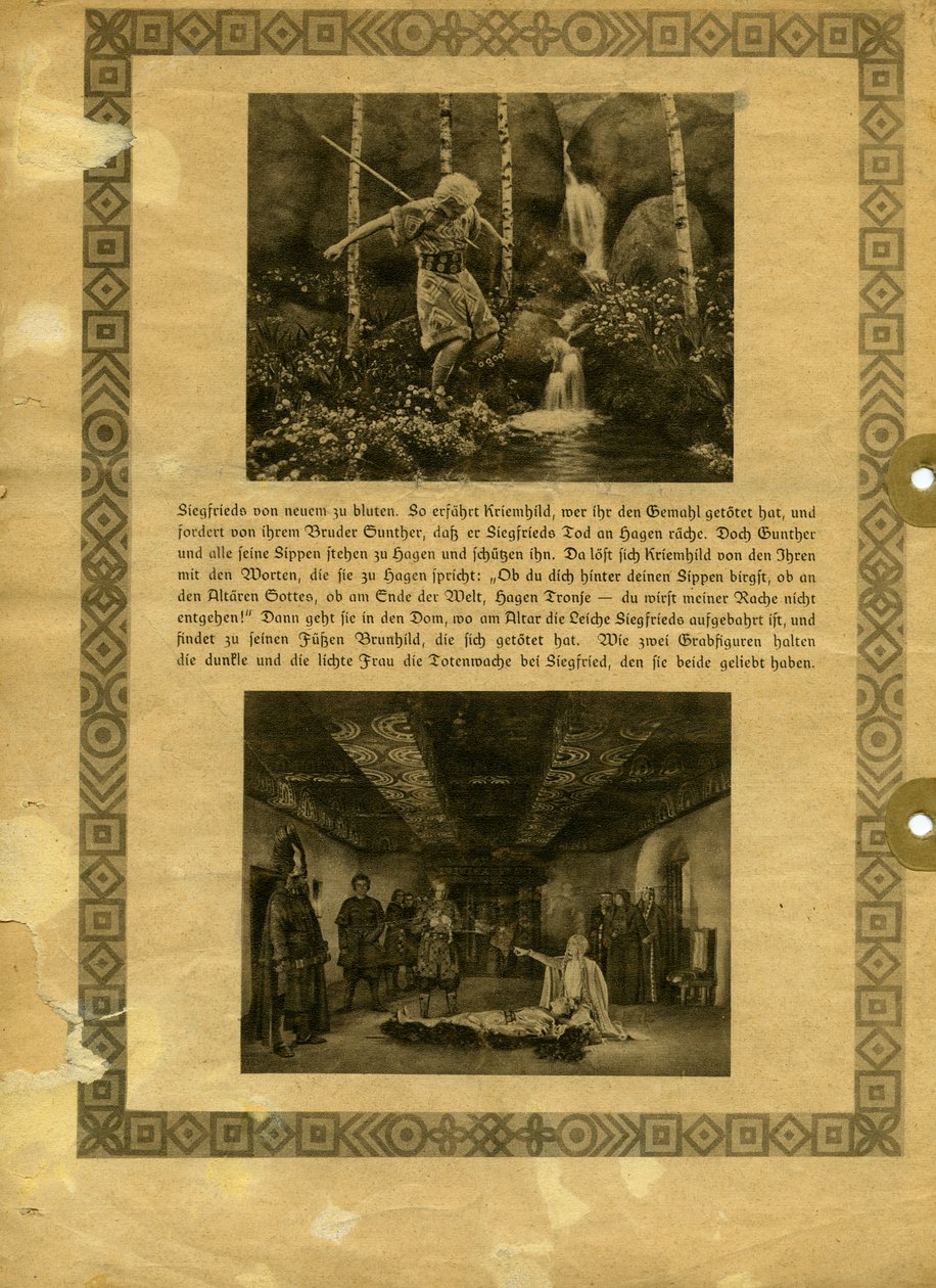 A NIBELUNGÉN 1924-SZINOPSIS (La mort de Siegfried)-08 alkotó: Unknown