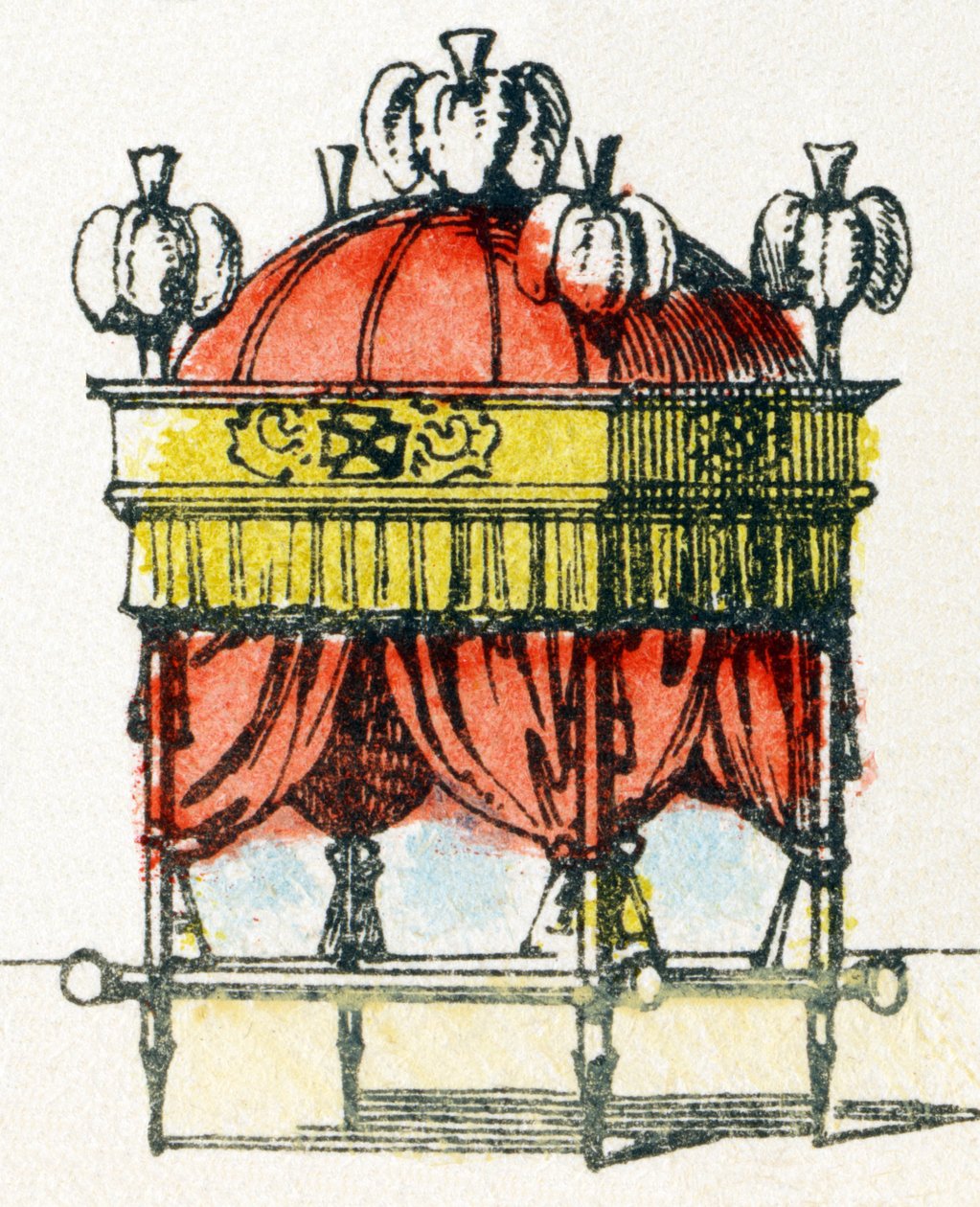D - Dais - Ábécé - Gyermek szórakozás - Kép epinal, népszerű sorozat 1890 körül (illusztráció) alkotó: Unbekannt