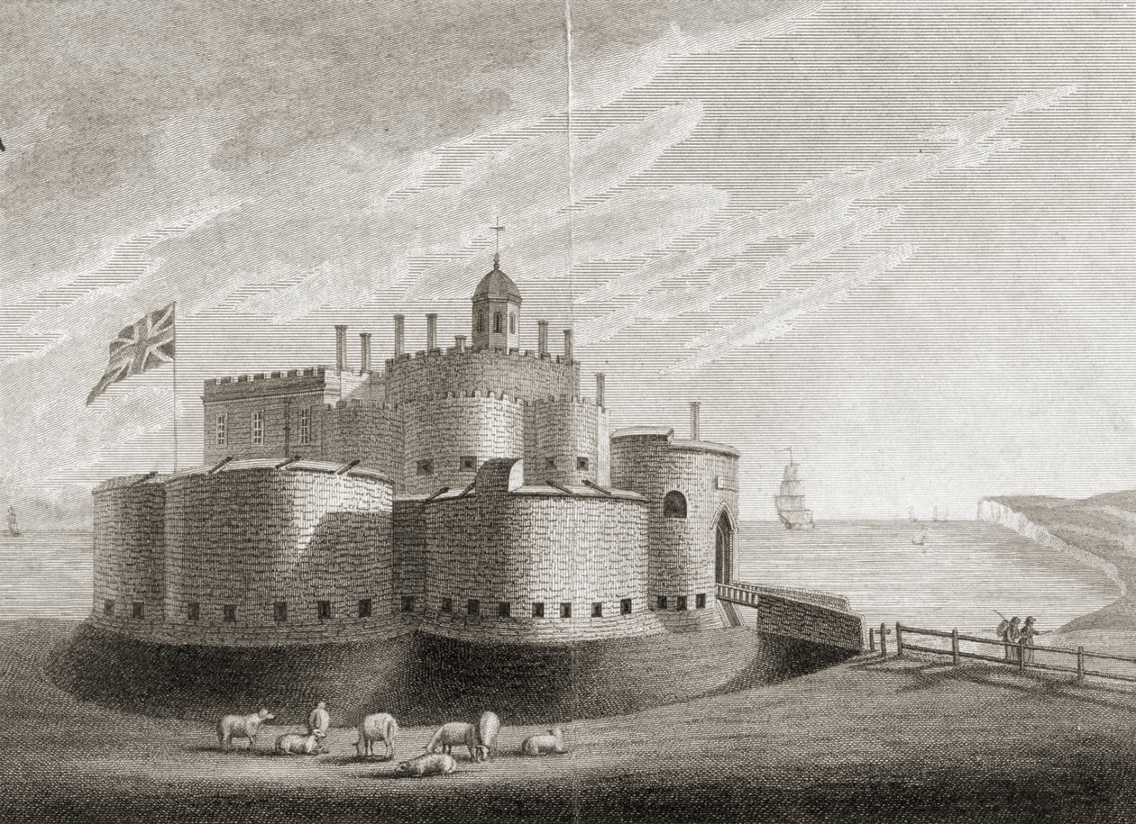 Deal Castle (metszet) alkotó: Unbekannter Künstler