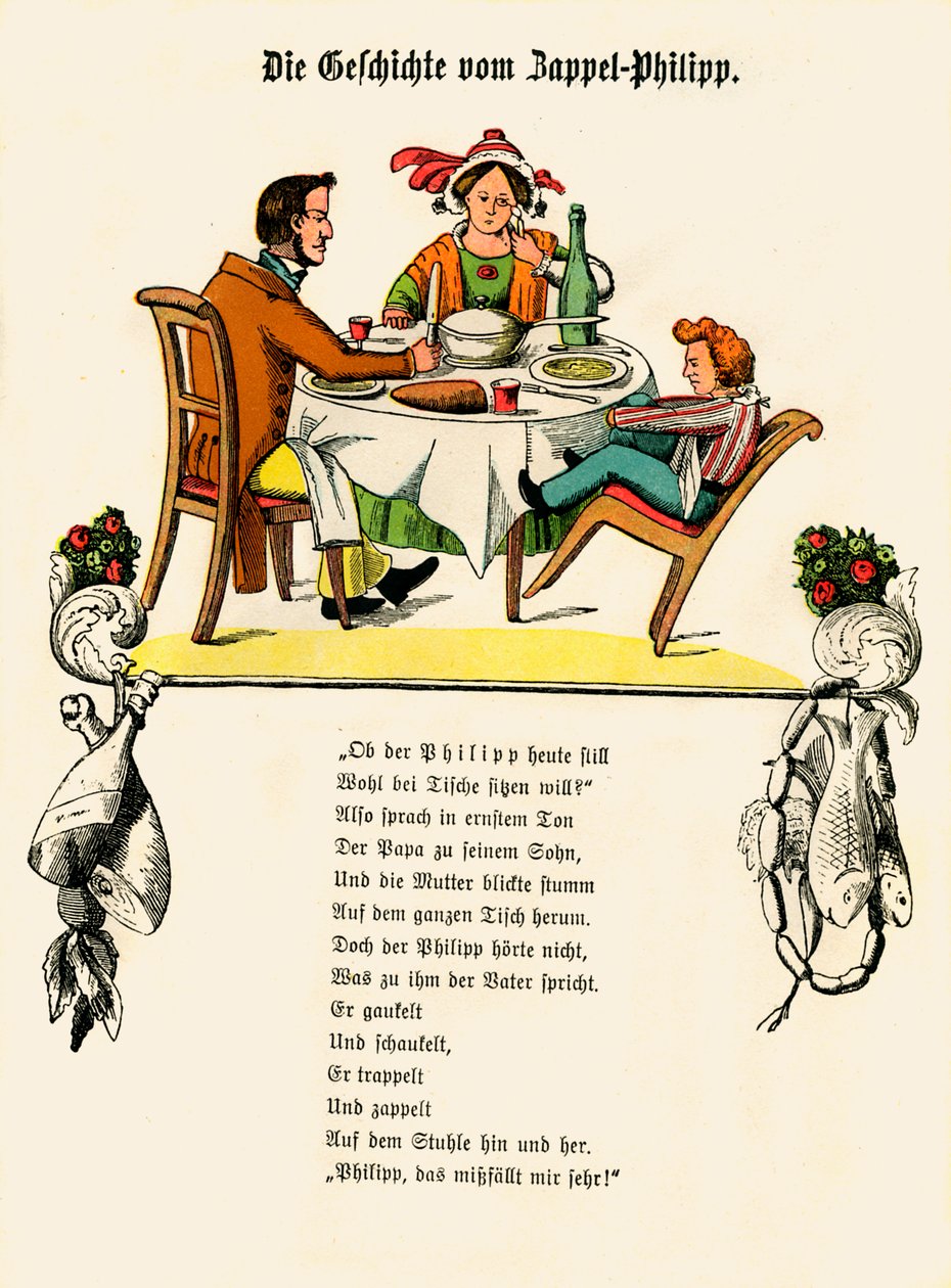 A Struwwelpeter Dr. Heinrich Hoffmanntól alkotó: Unbekannter Künstler