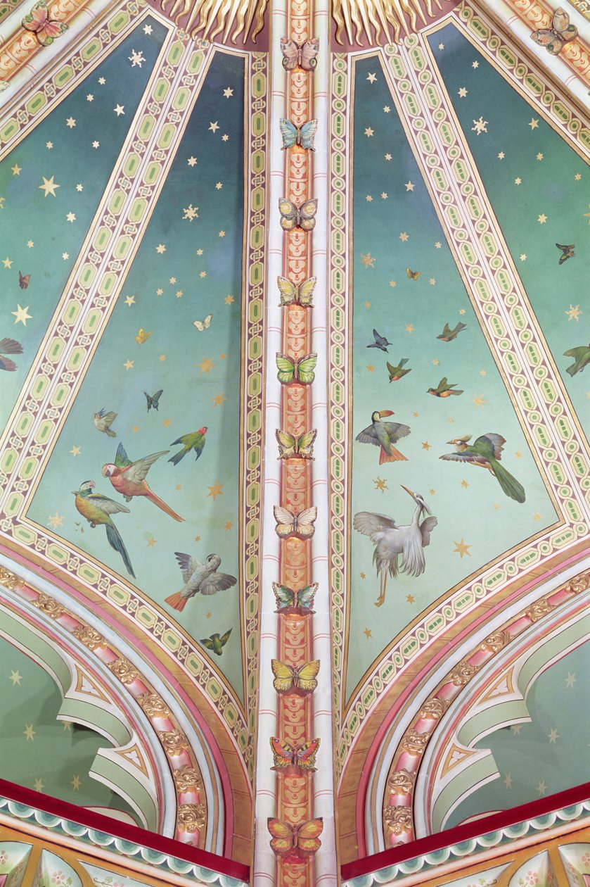 Részlet a mennyezetről, Castell Coch, Dél-Wales (fotó) alkotó: Unbekannt