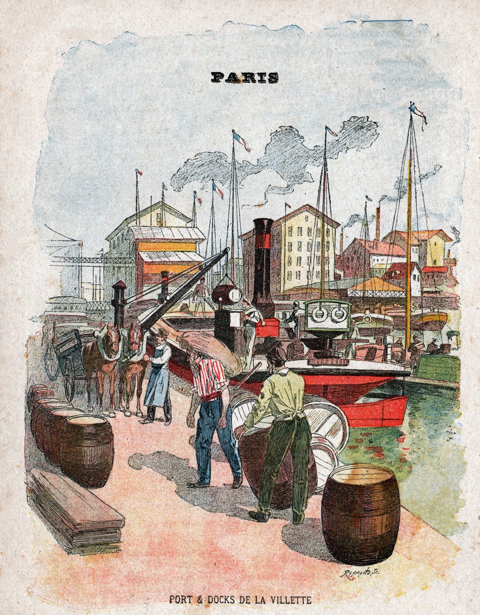 La Villette dokkolói. La Villette dokkolói. alkotó: Nicolas Liez