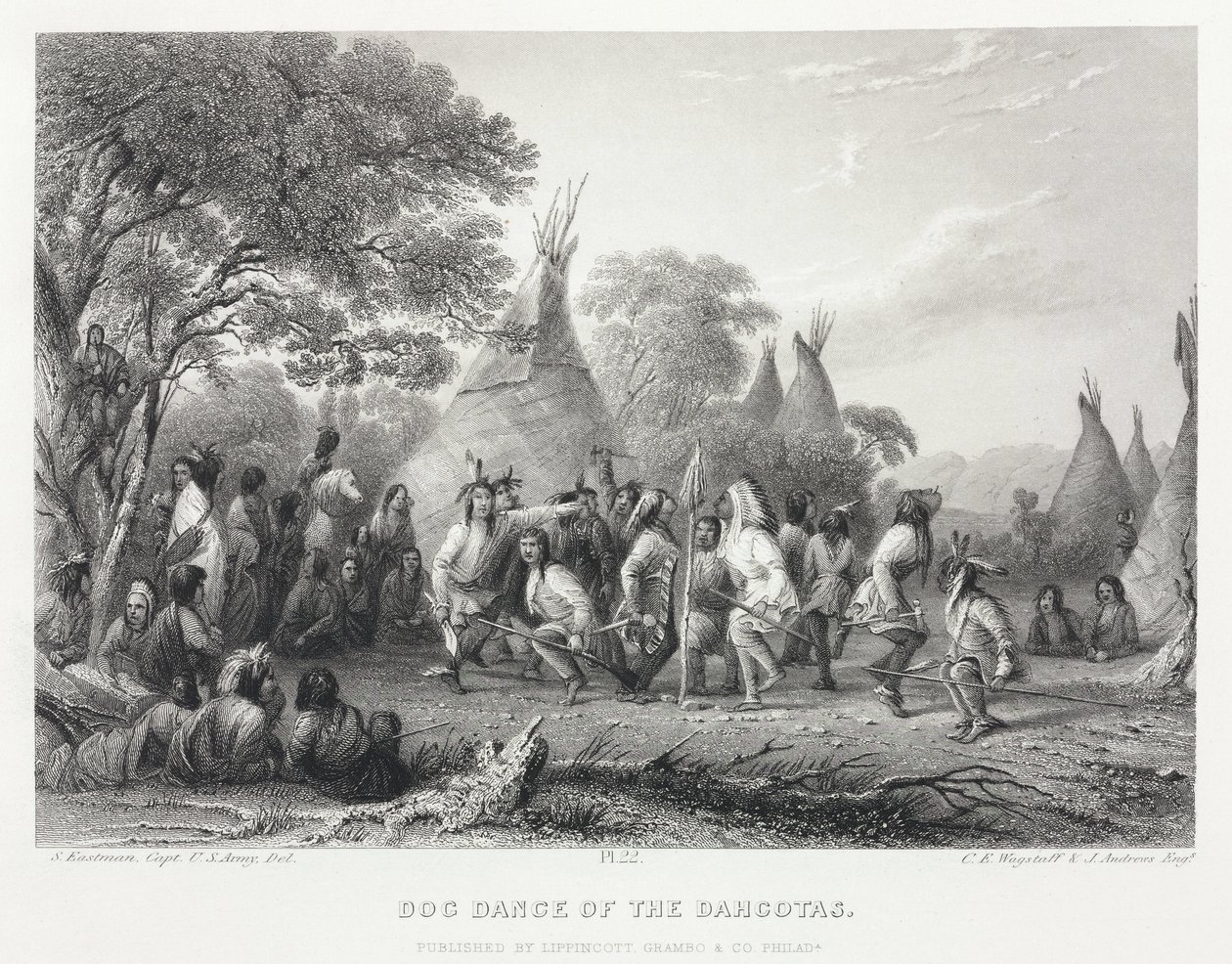 Dog Dance of the Dahcotas [sic], Észak-Amerika alkotó: Unbekannt