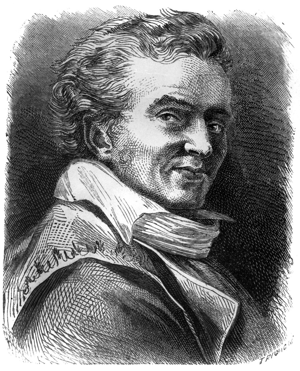 Dominique Vivant Denon (1747-1825) francia író, metsző, a Louvre múzeum igazgatója. alkotó: Unbekannter Künstler