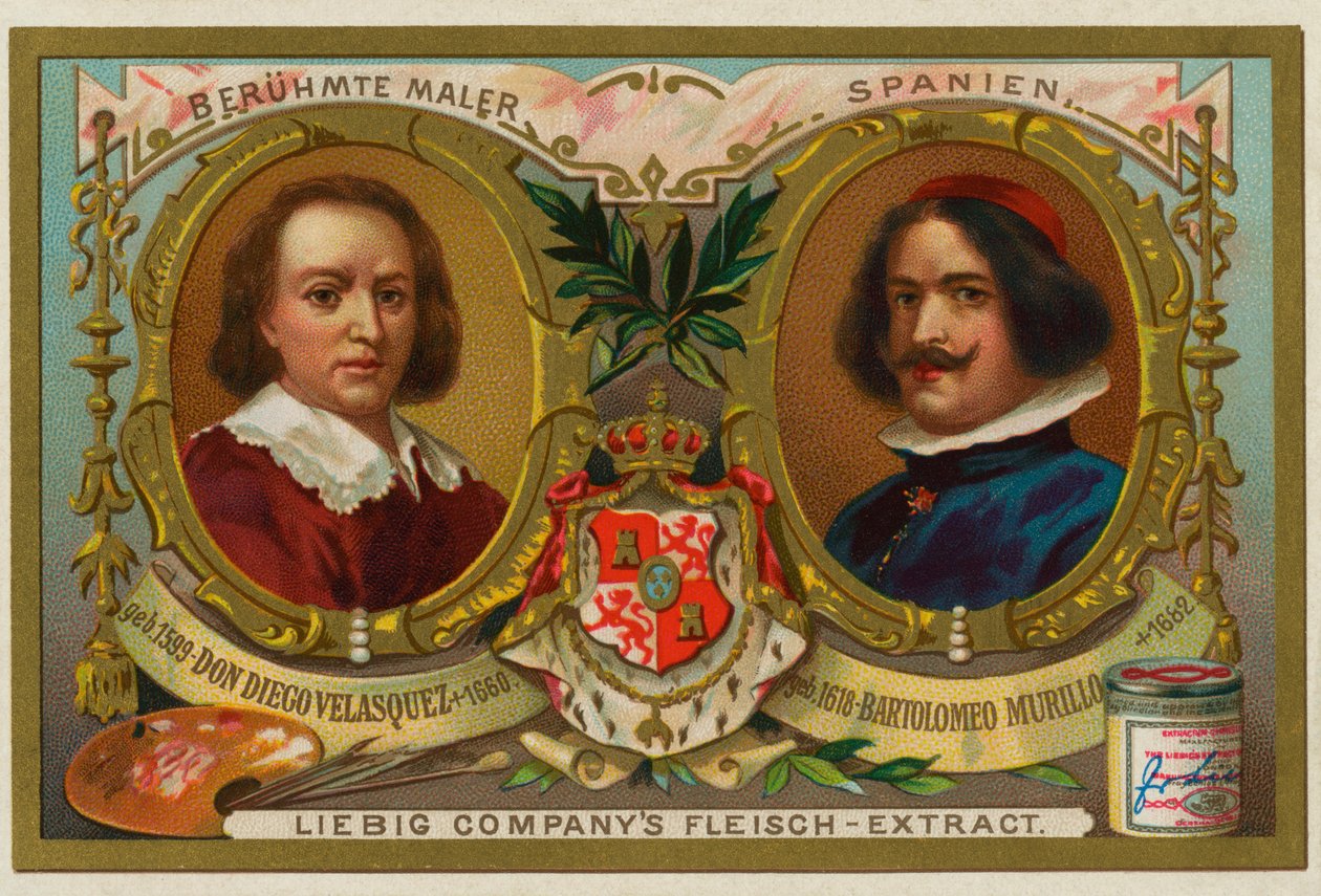 Don Diego Velasquez és Bartolmeo Murillo alkotó: Leopold Blonder