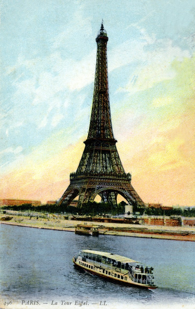 Eiffel-torony, Párizs. 20. század eleje. alkotó: Unbekannter Künstler
