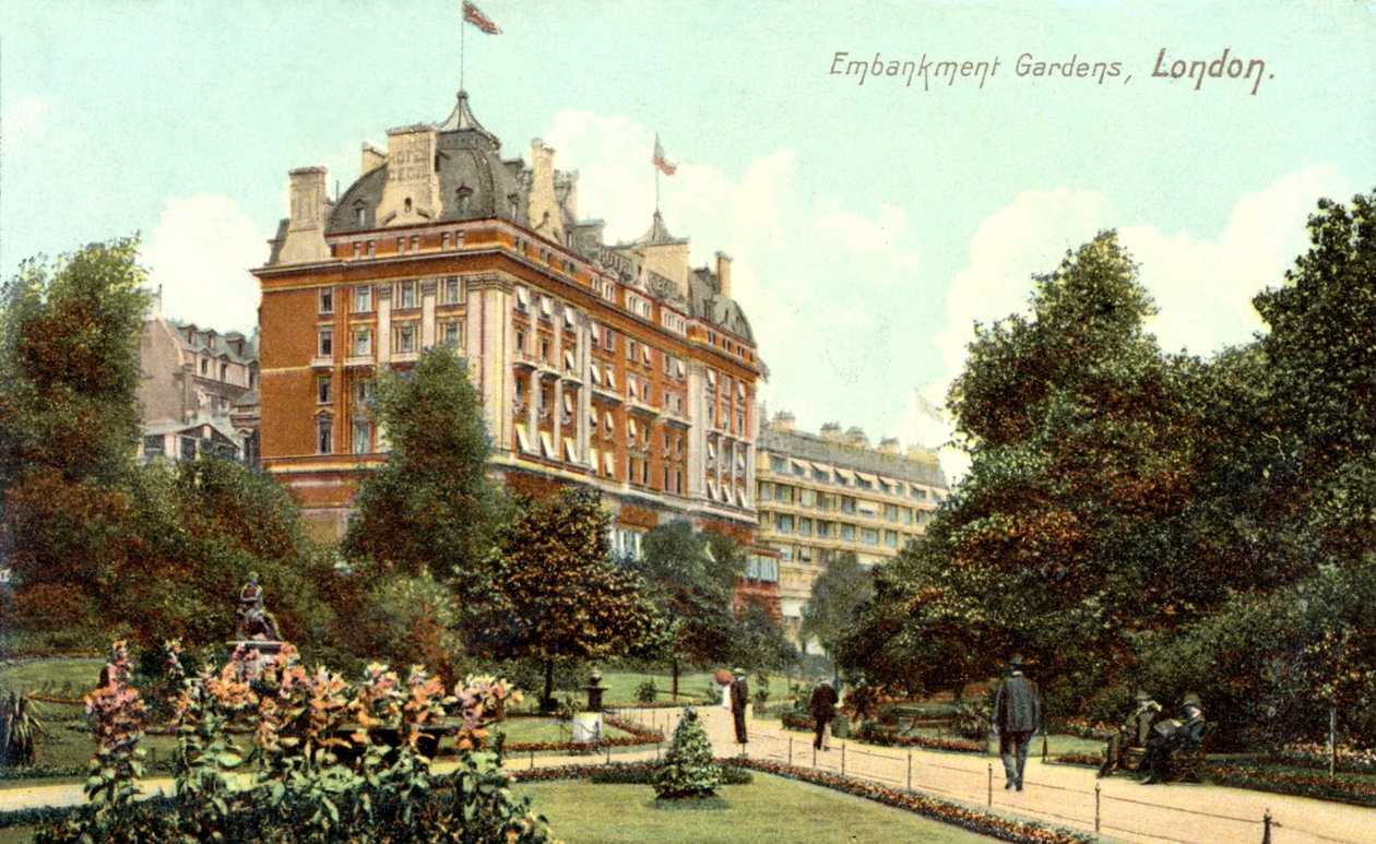 Embankment Gardens London (képeslap) alkotó: Unbekannter Künstler