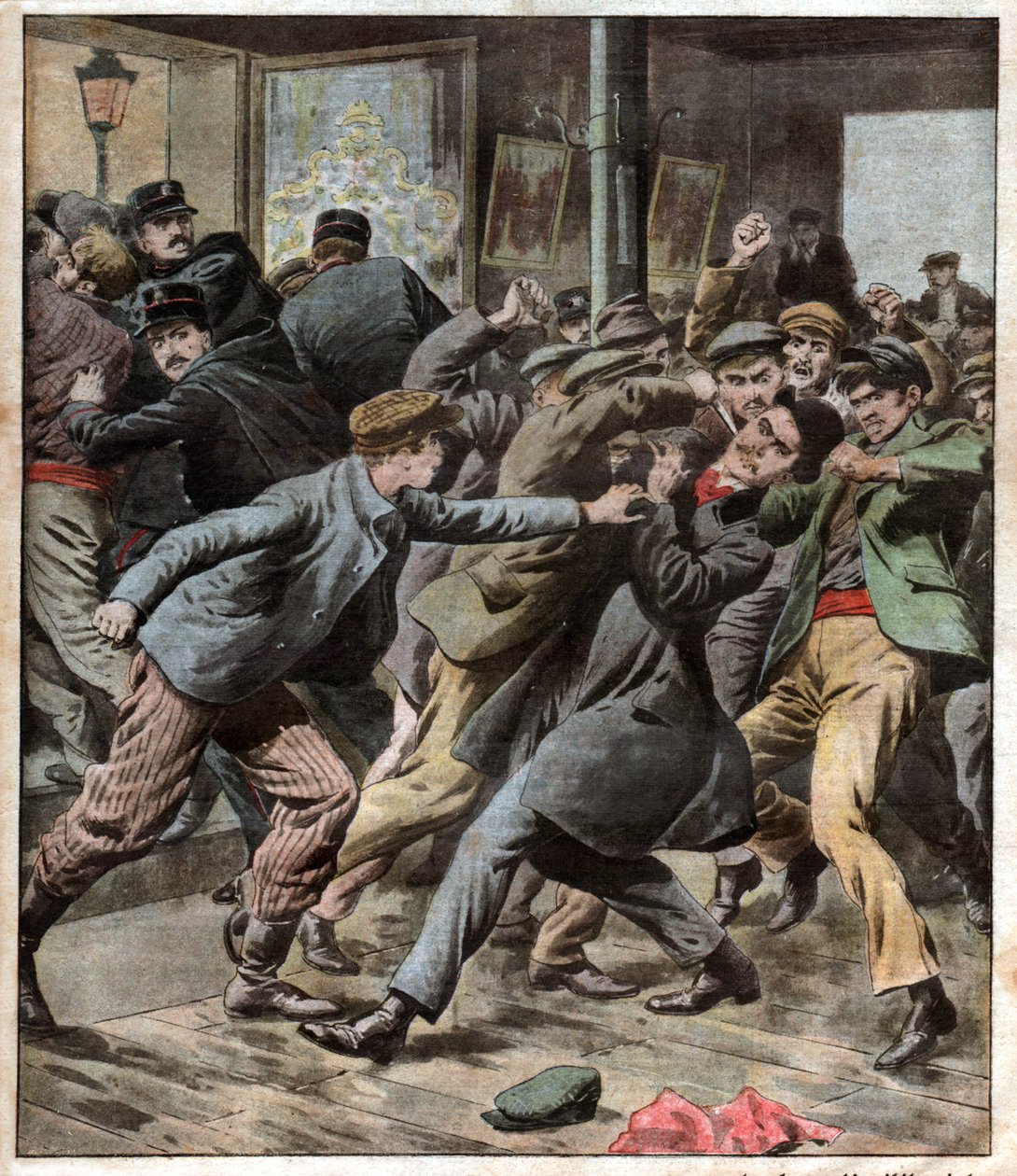 Zavargás Aubervilliersben. Zavargás Aubervilliersben. alkotó: Nicolas Liez