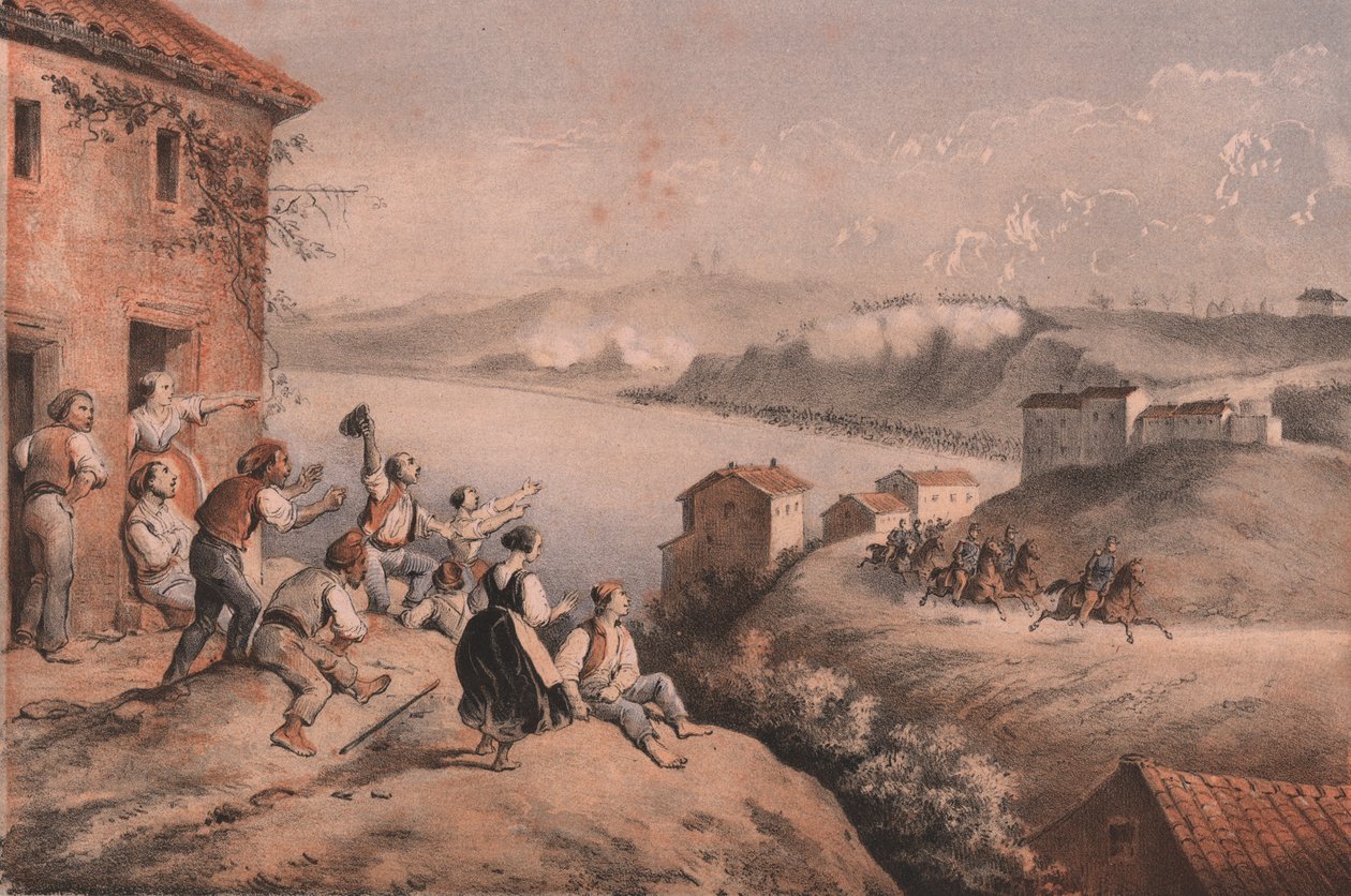 Lamoriciere tábornok szökése, Ancona ostroma alkotó: William M. Timlin
