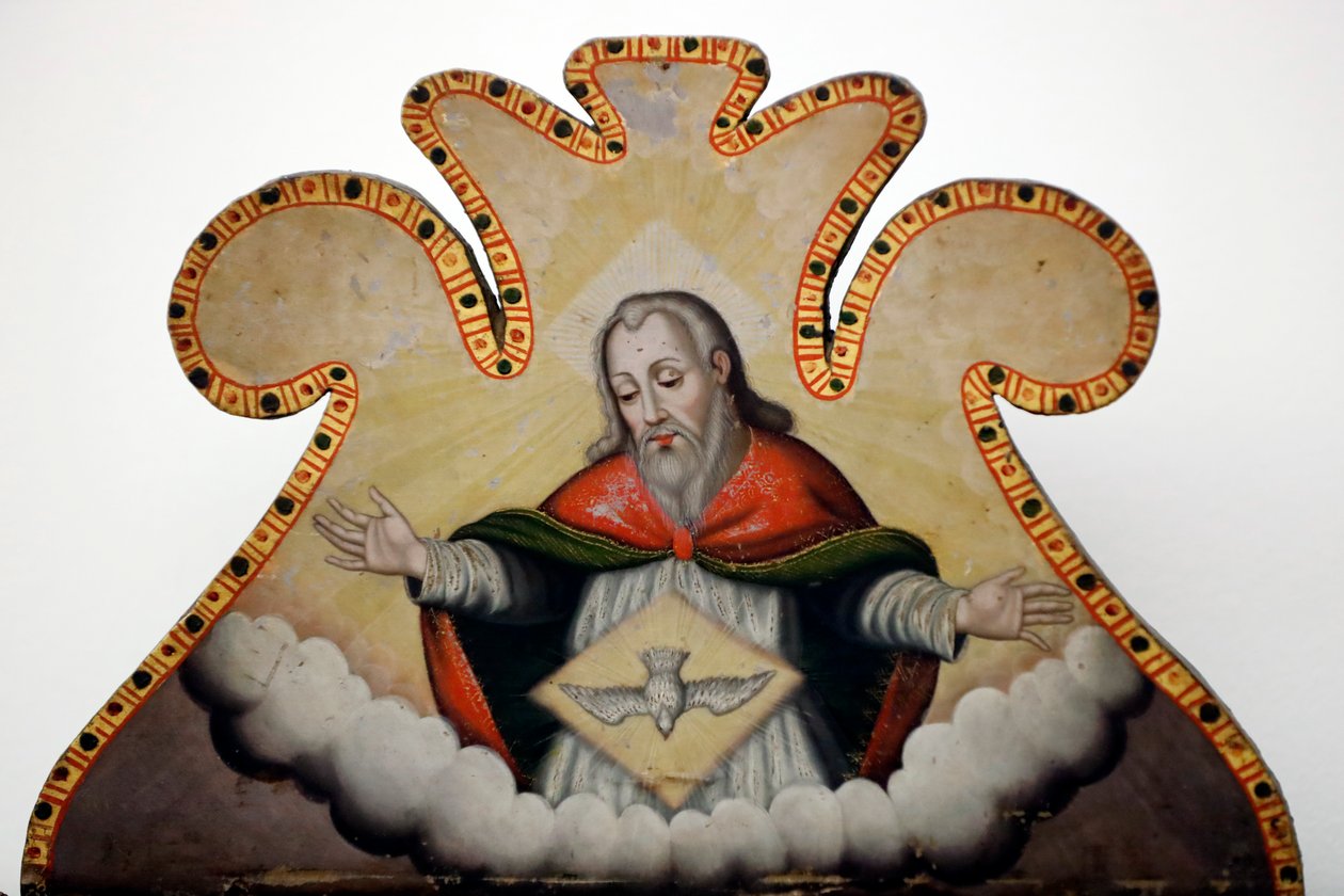 Evora Múzeum. Jézus és a Szentlélek. Portugália. alkotó: Benjamin Baud