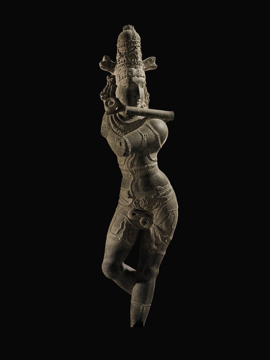 Venugopala figurája, Dél-India, késő Chola / korai Vijayanagar időszak, 13. század vége / 14. század eleje alkotó: Unbekannt
