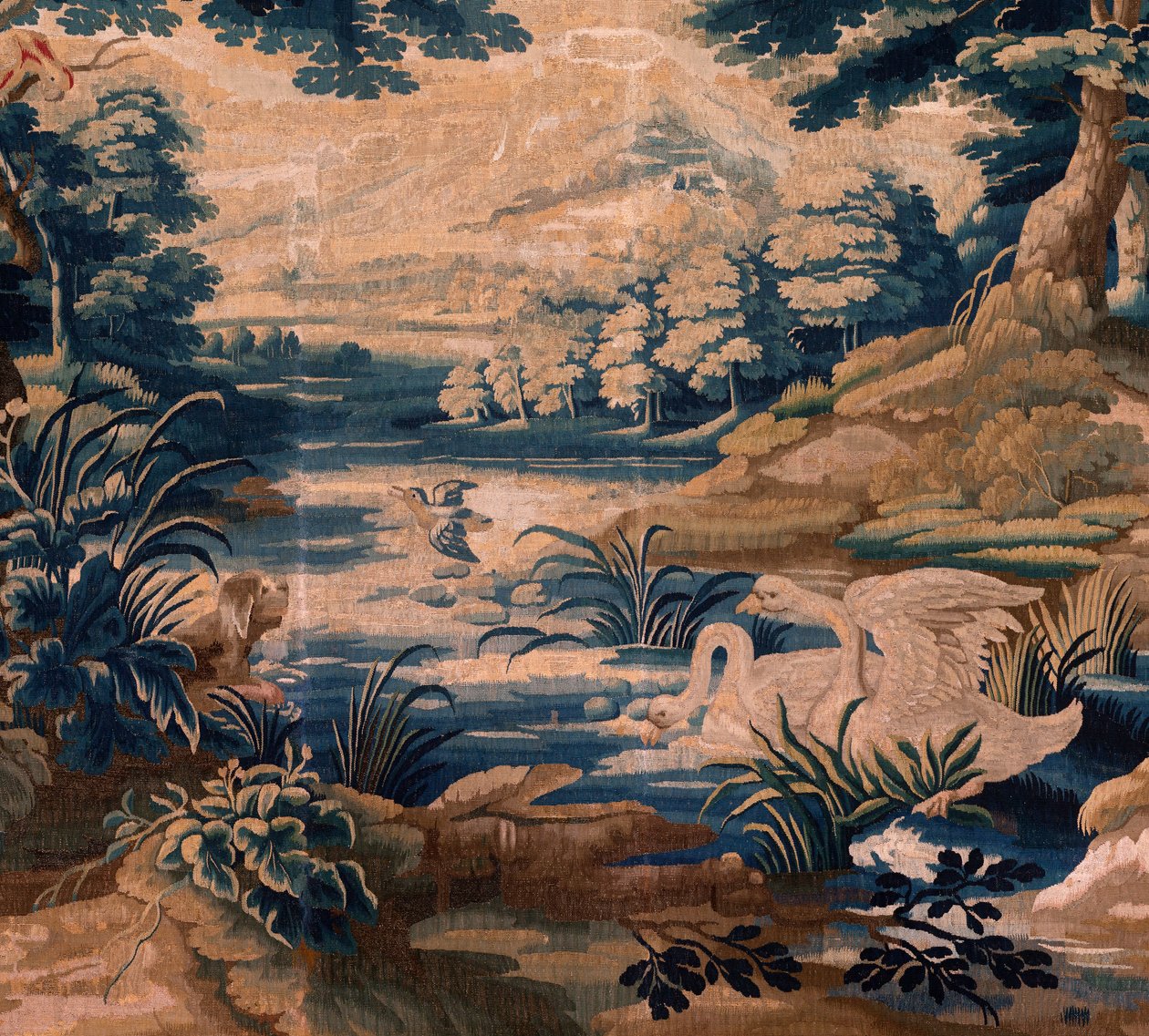Flamand kárpit. Úgy hívják Verdure. Oudenaarde műterme. 340x451 cm. szám 00020. alkotó: Alec Hunter