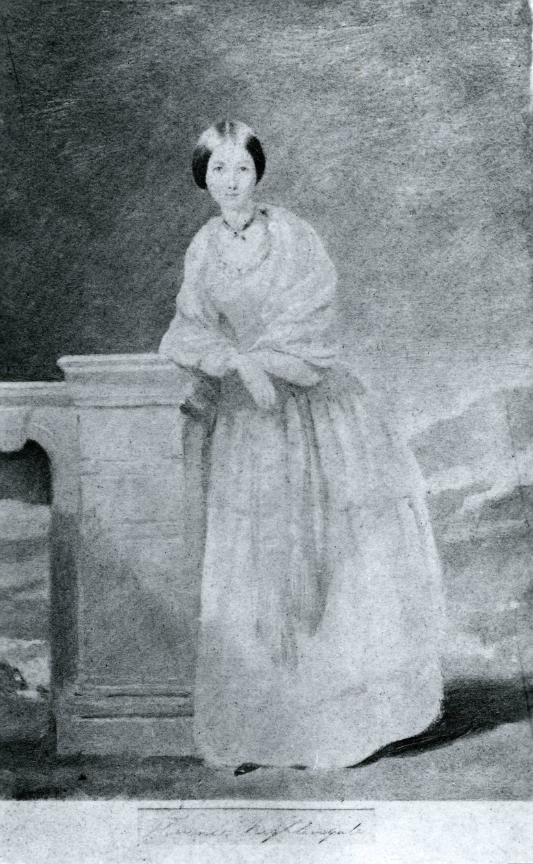 Florence Nightingale, angol ápolónő és kórházi reformátor, 1860 körül alkotó: Unbekannt