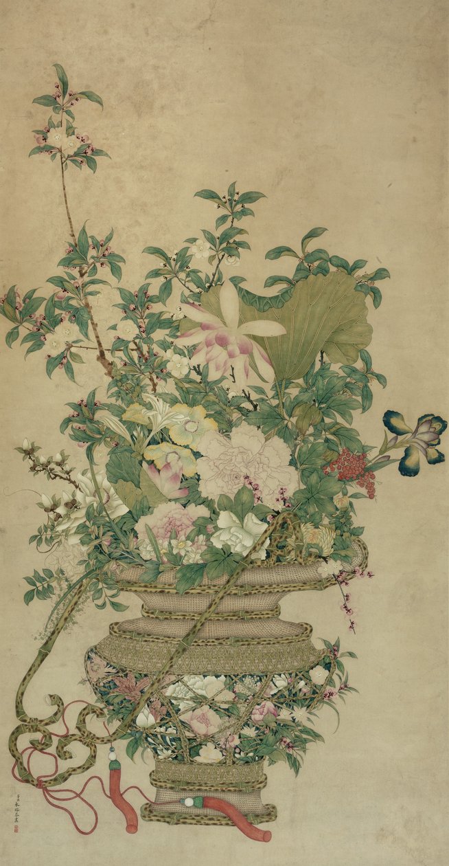 Flowers of the Four Seasons, Qing dinasztia, XVIII-XIX alkotó: Unbekannt
