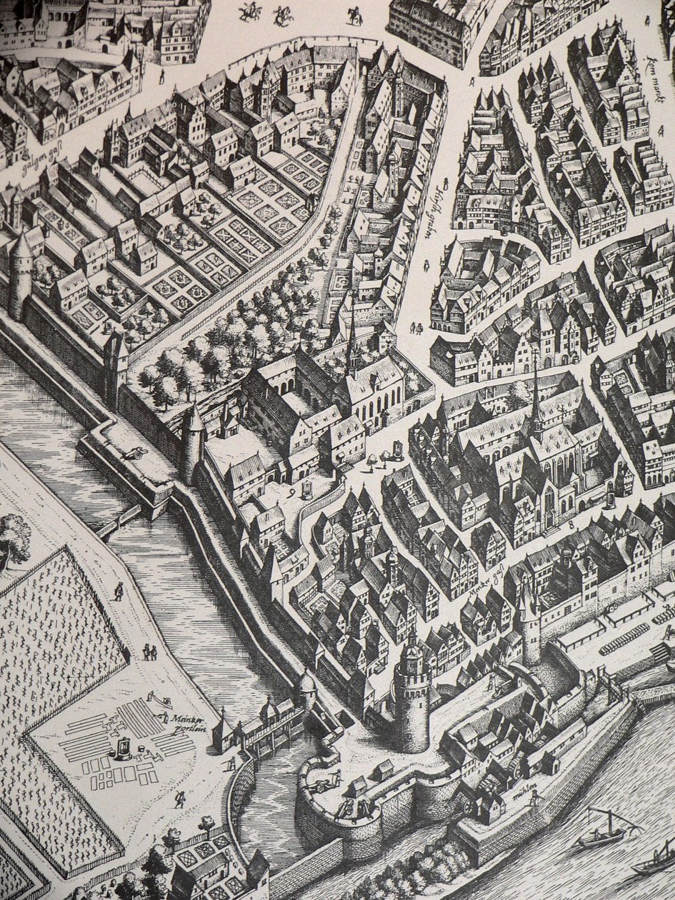 Frankfurti karmelita kolostor 1628 alkotó: Unbekannter Künstler
