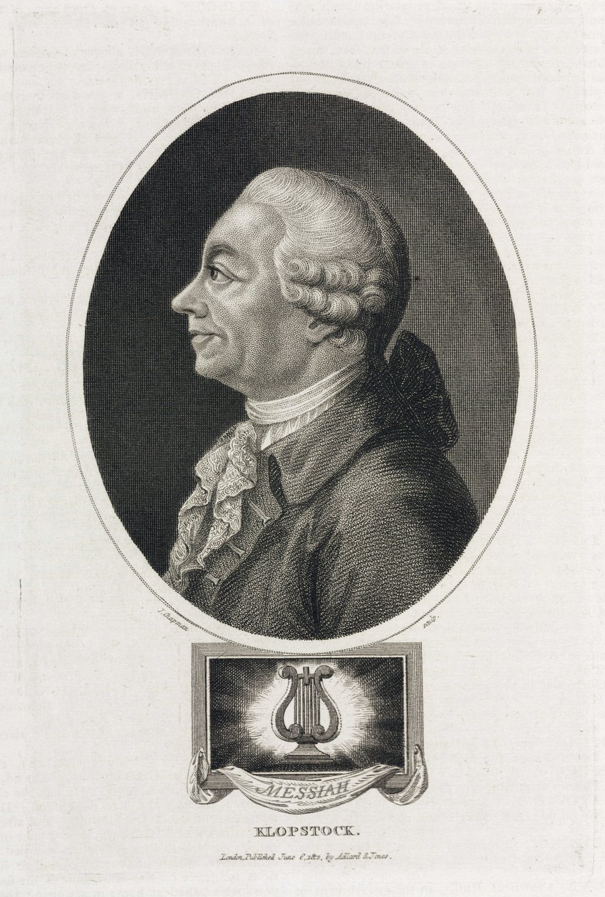 Friedrich Gottlieb Klopstock német költő alkotó: Unbekannt