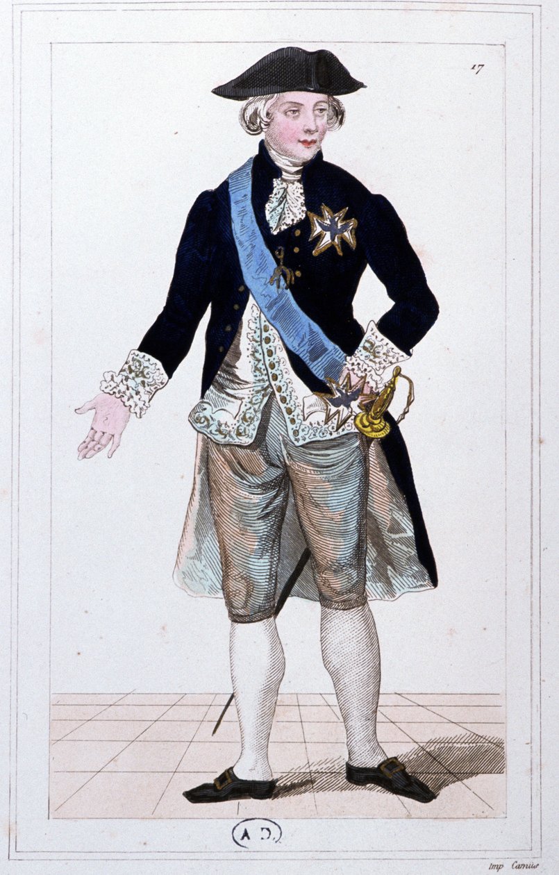 Lafayette tábornok, a nemzeti gárda parancsnoka, 1810 körül (metszet) alkotó: Unbekannter Künstler