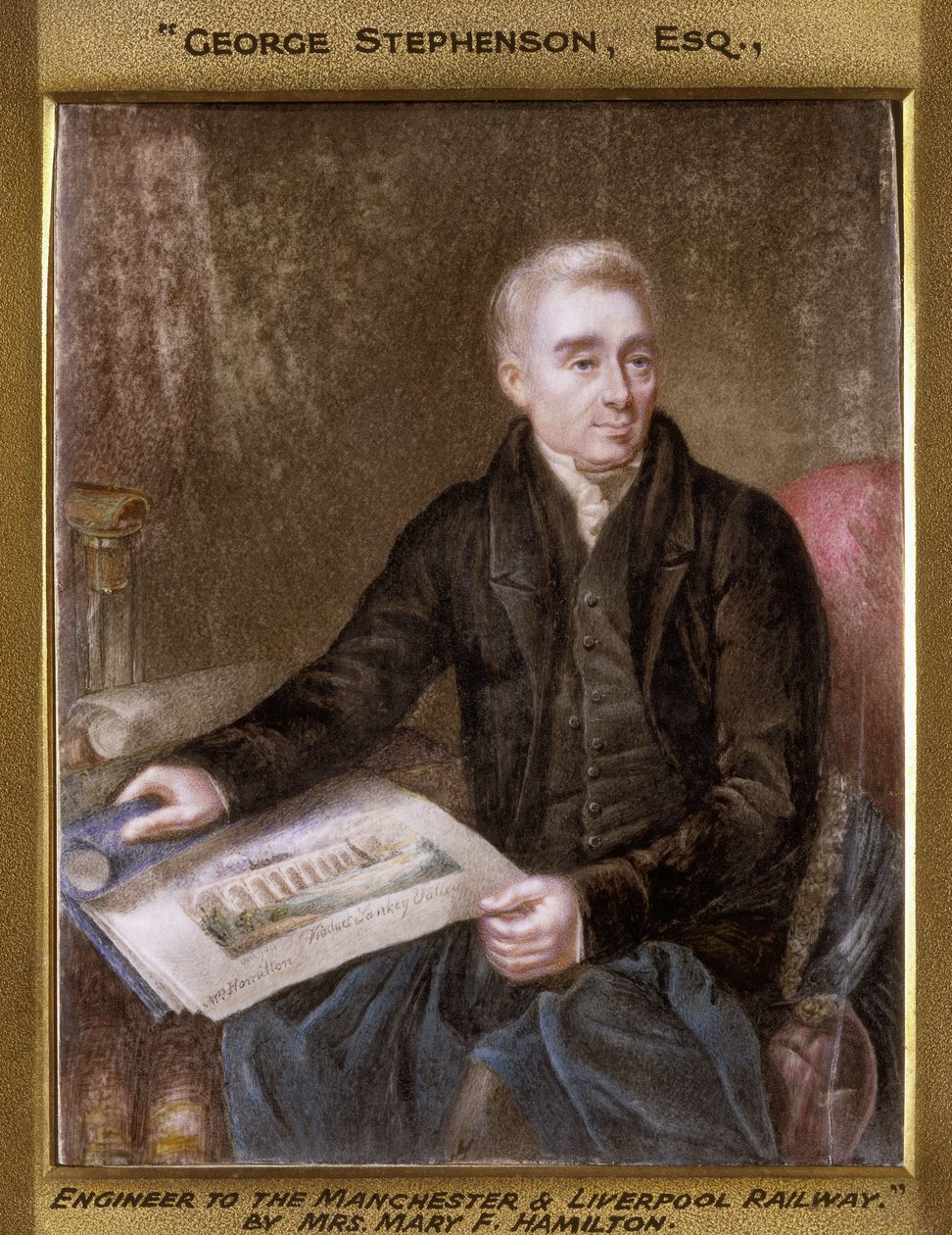 George Stephenson angol vasúti mérnök alkotó: Unbekannt