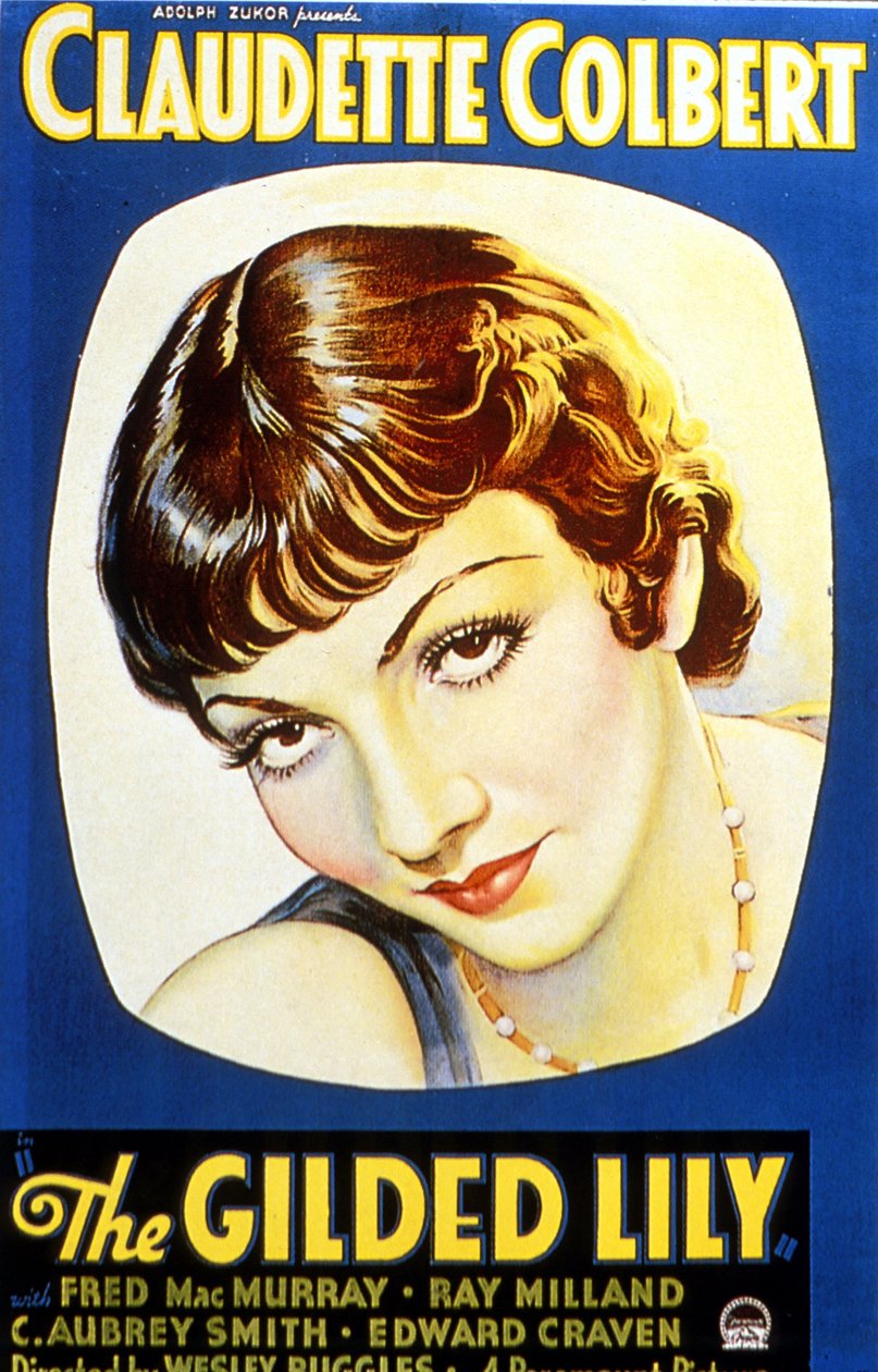 Aranyozott Lily de WesleyRuggles, Claudette Colbert 1935-ben alkotó: Unbekannt