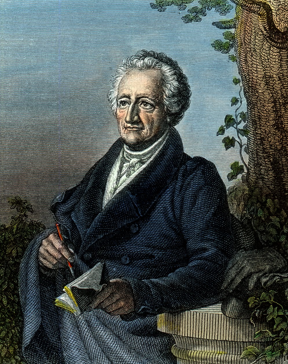 Goethe, 83 éves alkotó: Unbekannter Künstler