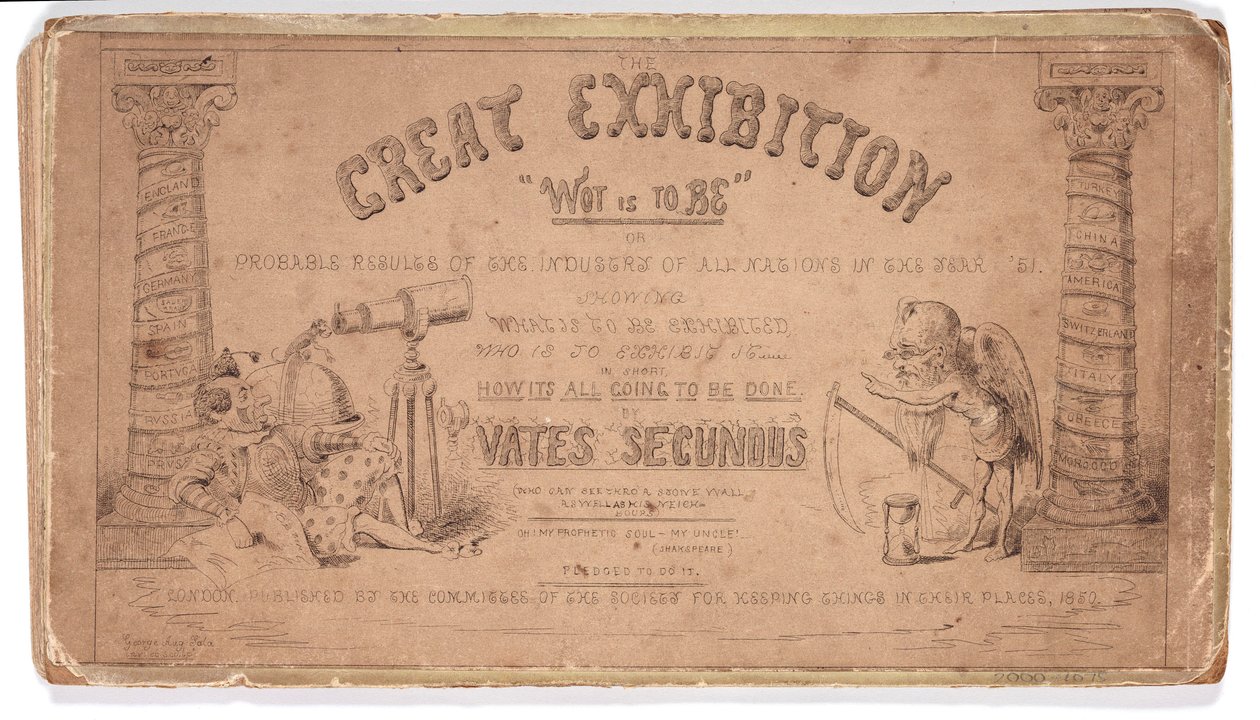 Great Exhibition 1851 "Great Exhibition "Wot is to Be" alkotó: Unbekannt
