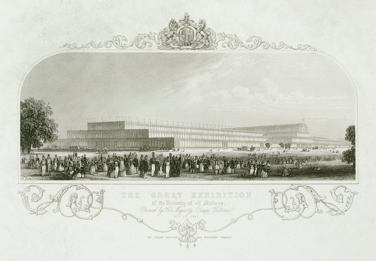 Nagy kiállítás 1851 A Crystal Palace, London alkotó: Unbekannt
