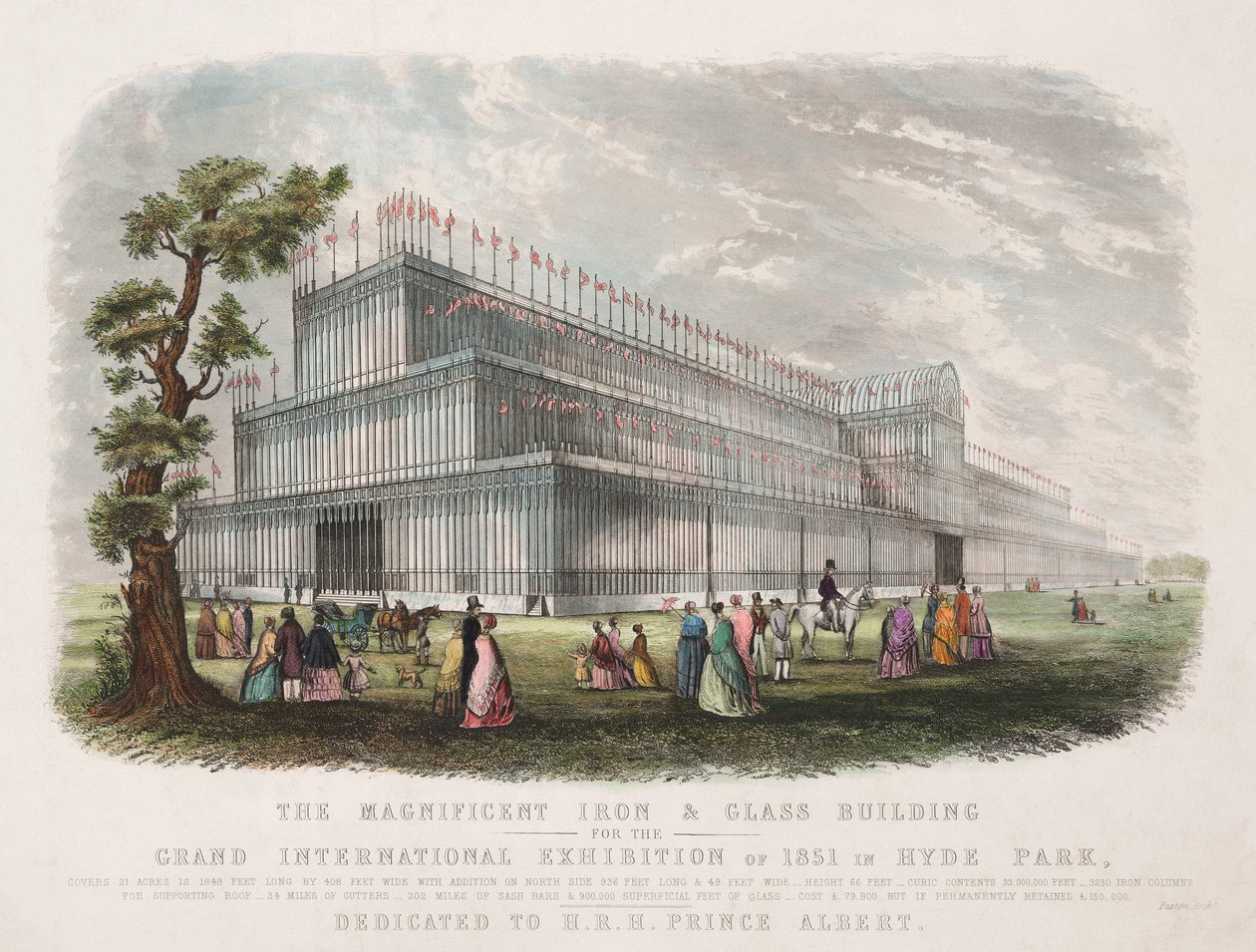 Nagy kiállítás 1851 A Crystal Palace, London alkotó: Unbekannt