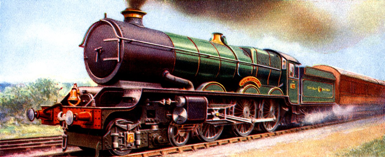 Great Western Railway vonat - V. György király alkotó: Unbekannter Künstler