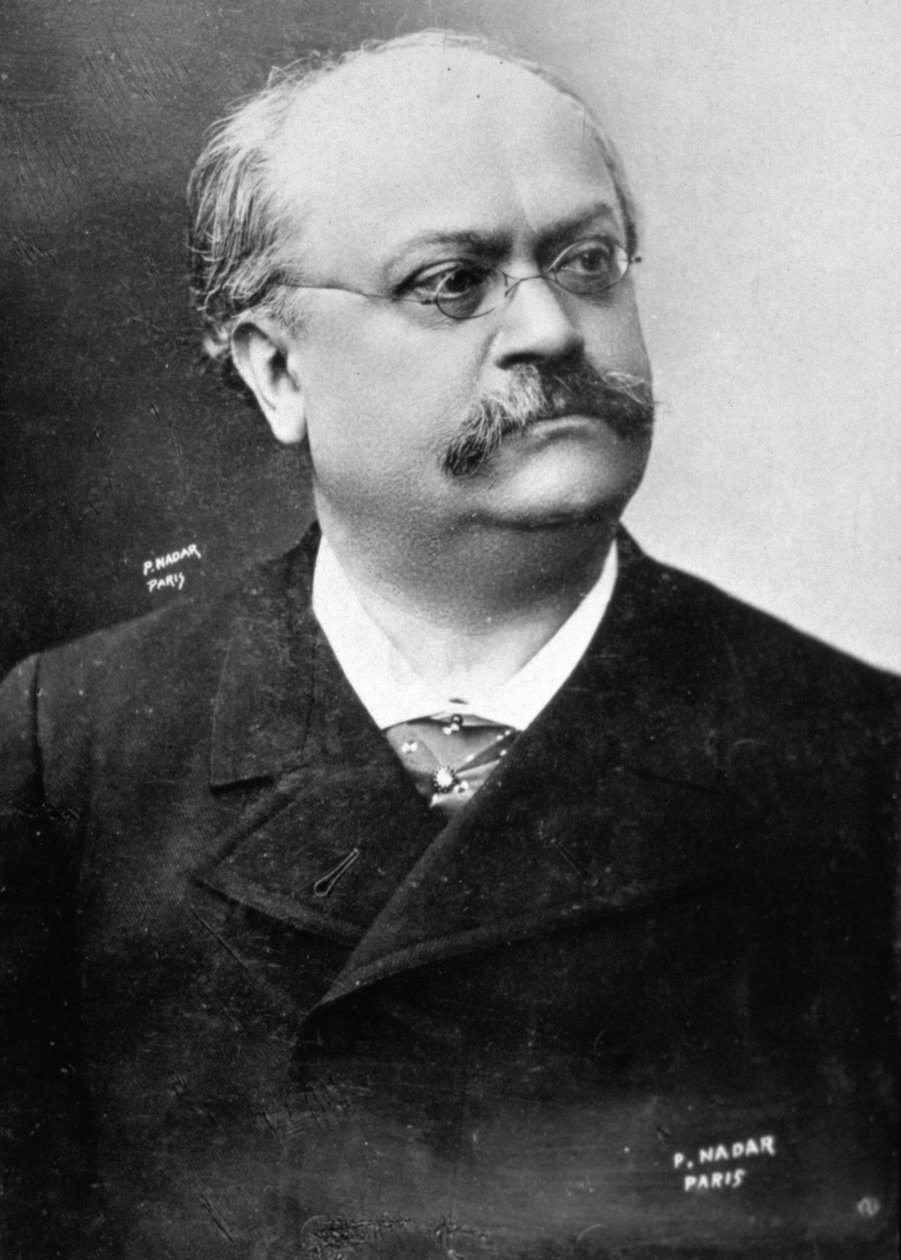 Alexandre Charles Lecocq francia operettszerző félhosszú portréja. alkotó: Unbekannter Künstler