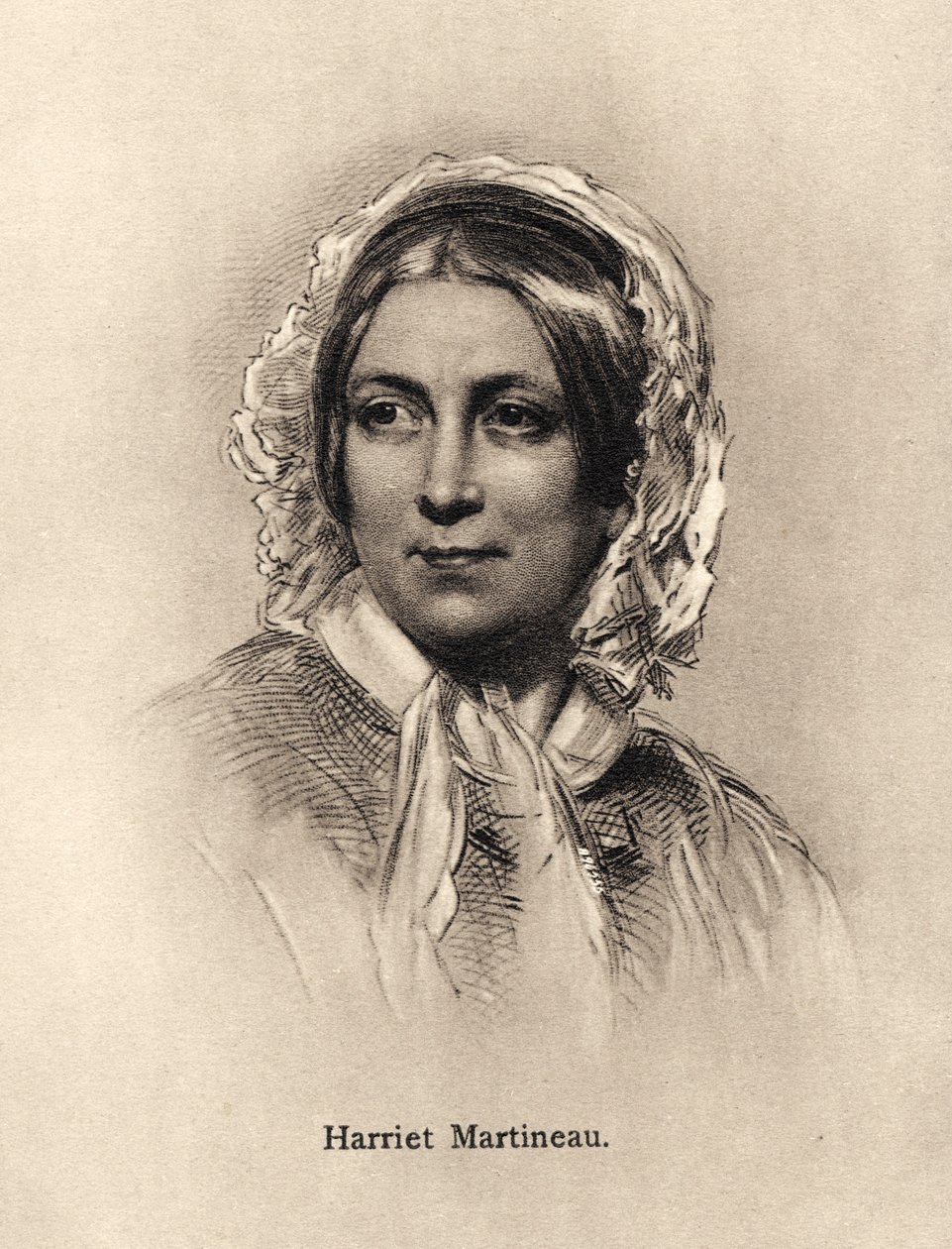 Harriet Martineau - portré alkotó: Unbekannter Künstler