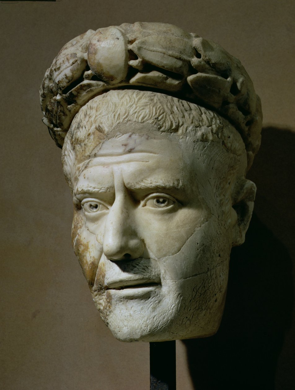 Arab Fülöp, római császár (244-249) feje (márvány) alkotó: Unbekannt