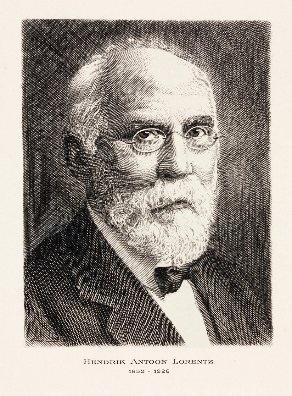 Hendrik Antoon Lorentz, holland matematikus fizikus, 1910-es évek alkotó: Unbekannt