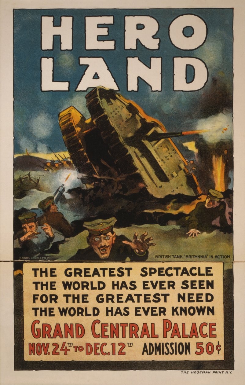Hero Land poszter, New York, New York alkotó: Unbekannt