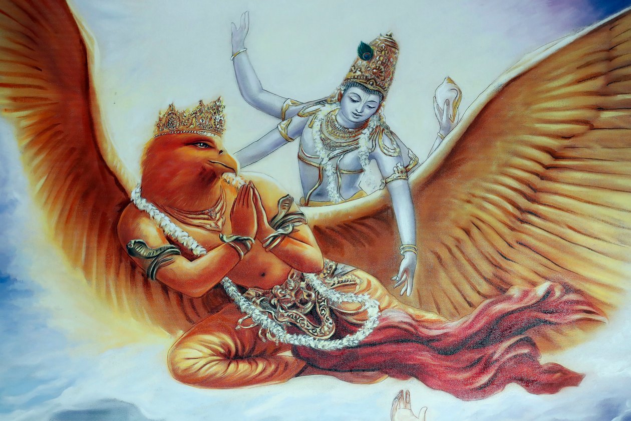 Hindu templom és Srini Aa kacsabarlangok, hindu isten Visnu, Kuala Lumpur, Malajzia (fotó) alkotó: Unbekannt