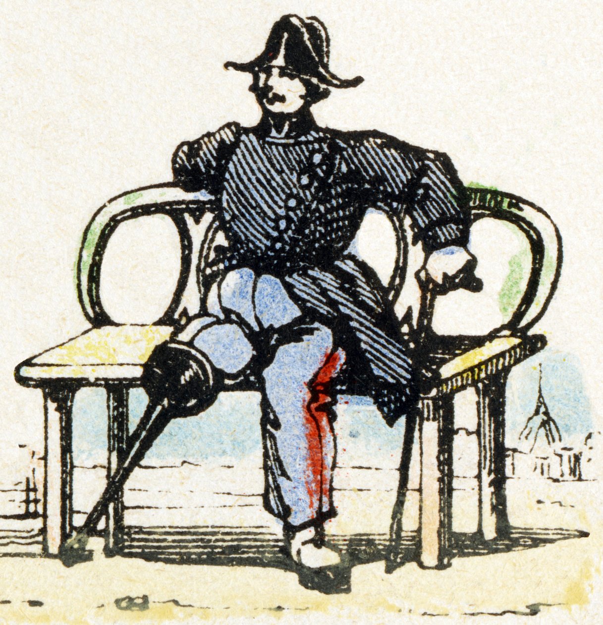 I - Érvénytelen - Ábécé - Gyermek szórakoztató - Kép epinal, népszerű sorozat 1890 körül (illusztráció) alkotó: Unbekannt