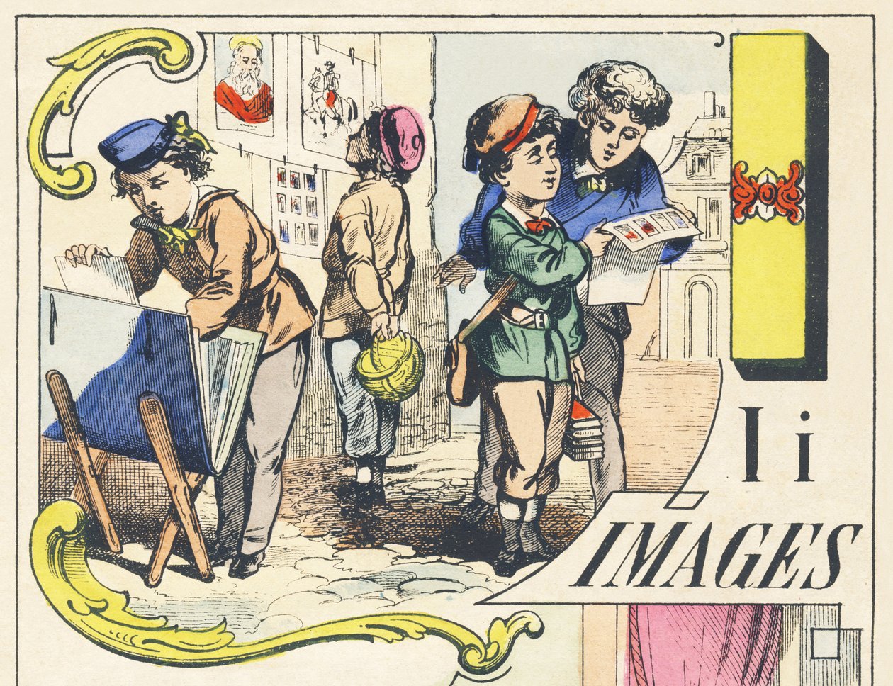 I : képek - Games Alphabet, 1890 körül (illusztráció) alkotó: Unbekannt