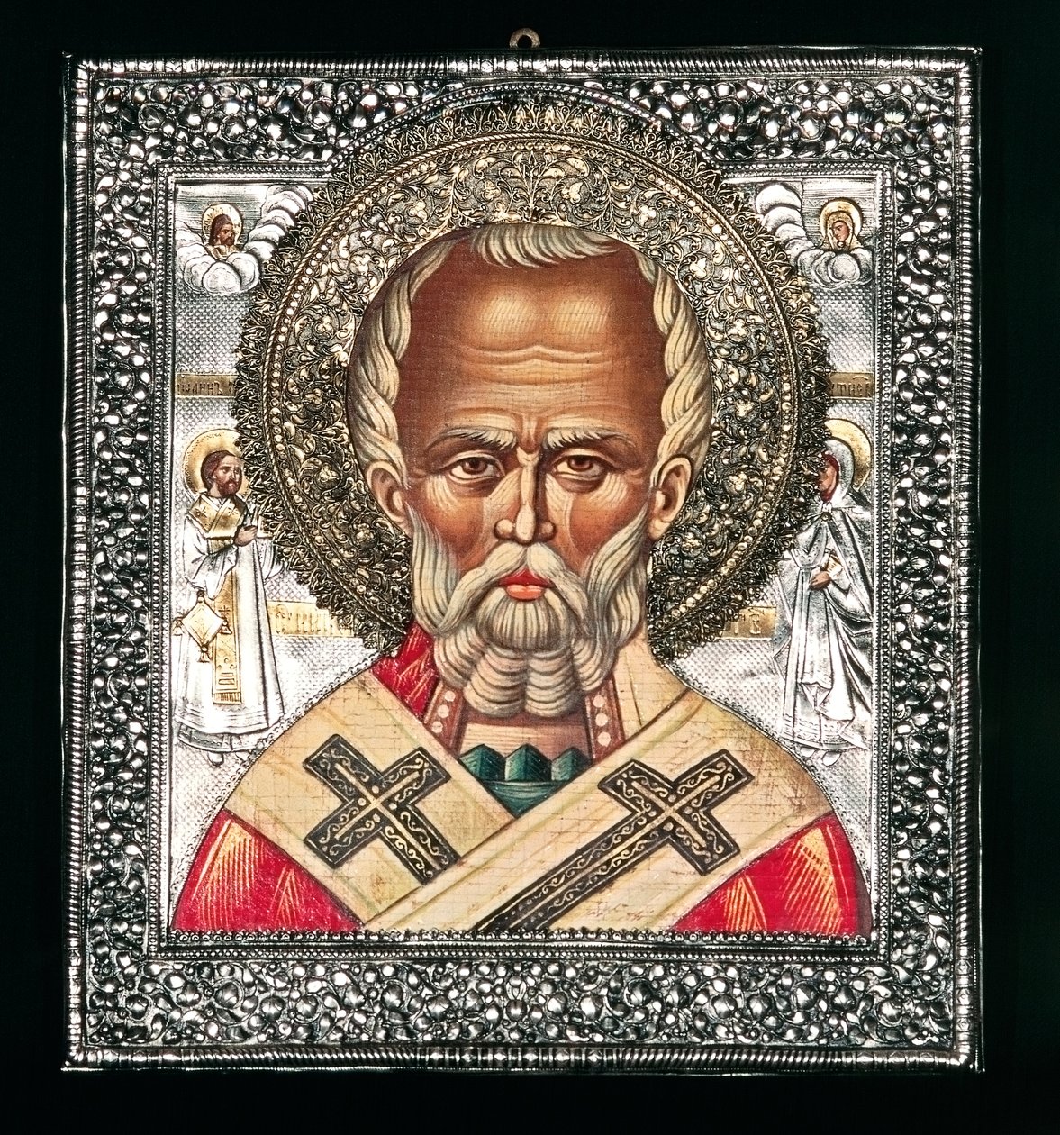 Szent Miklóst ábrázoló ikon alkotó: Benjamin Baud