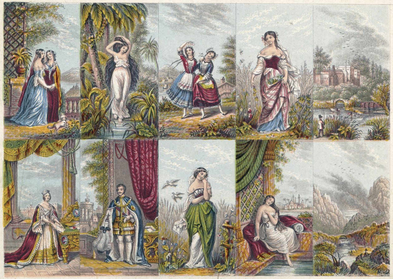 Az illusztrációk 1851-ből származnak alkotó: Unbekannter Künstler