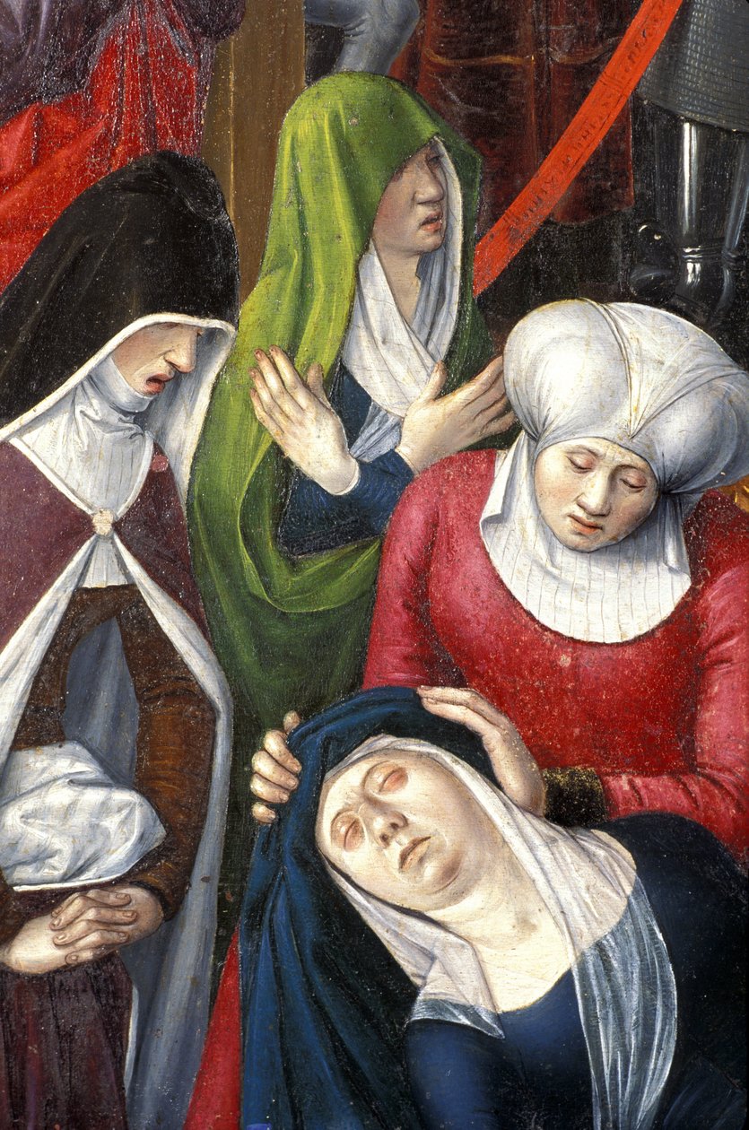 Indre et Loire N* 175 - Chateau de Loches - A keresztre feszítés oltárképének részlete - Jean Fouquet iskolája - 1485 - alkotó: Unbekannt