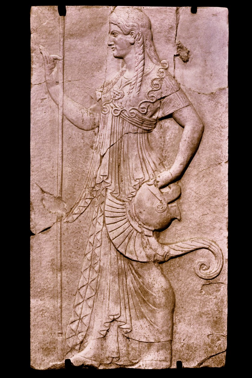 Olaszország: Herculanum régészeti lelőhelye a Vezuve lábánál: A Négy Isten Sacellum alkotó: William M. Timlin