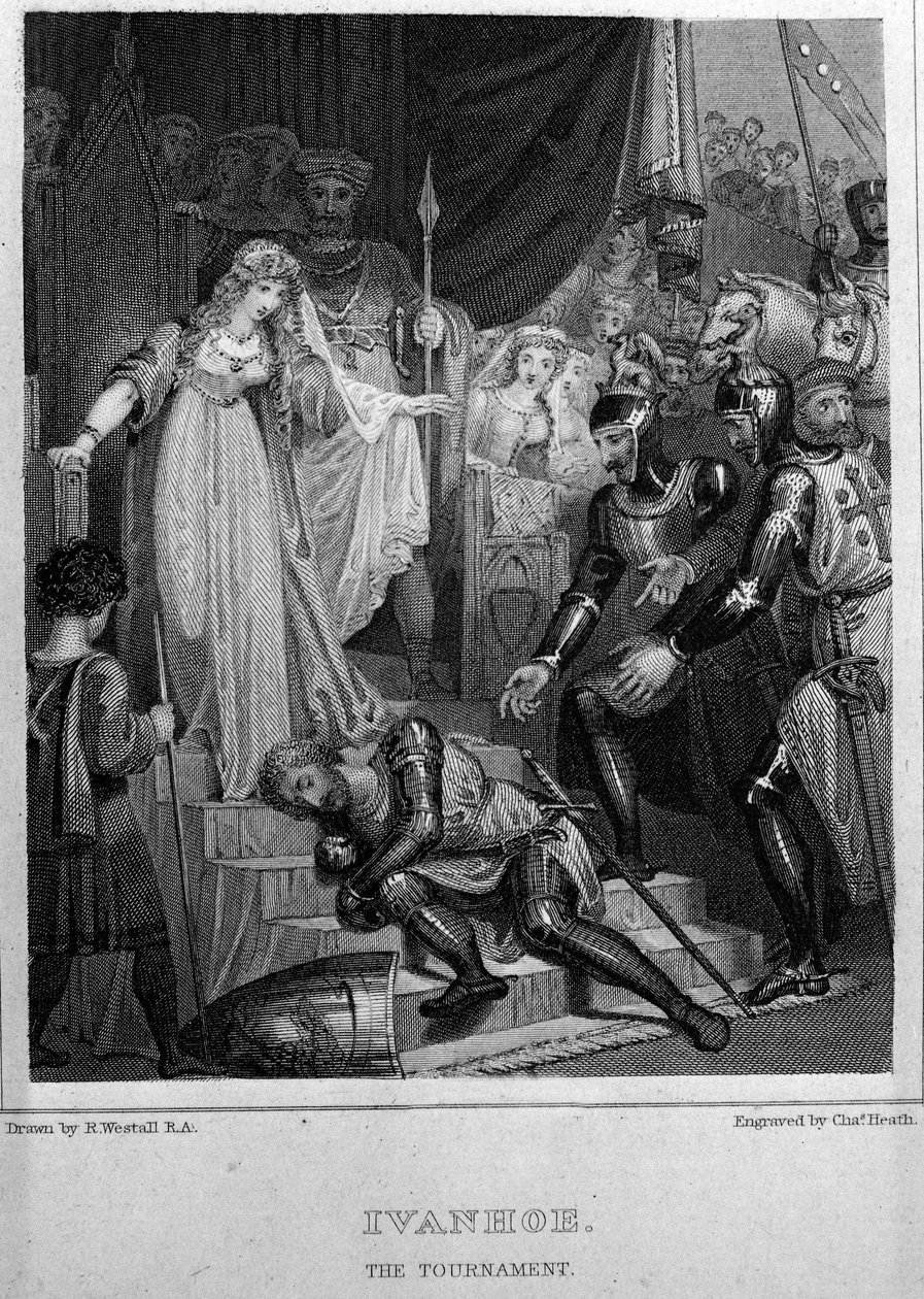 Ivanhoe, Walter Scott történelmi regénye (1819) alkotó: Unbekannt