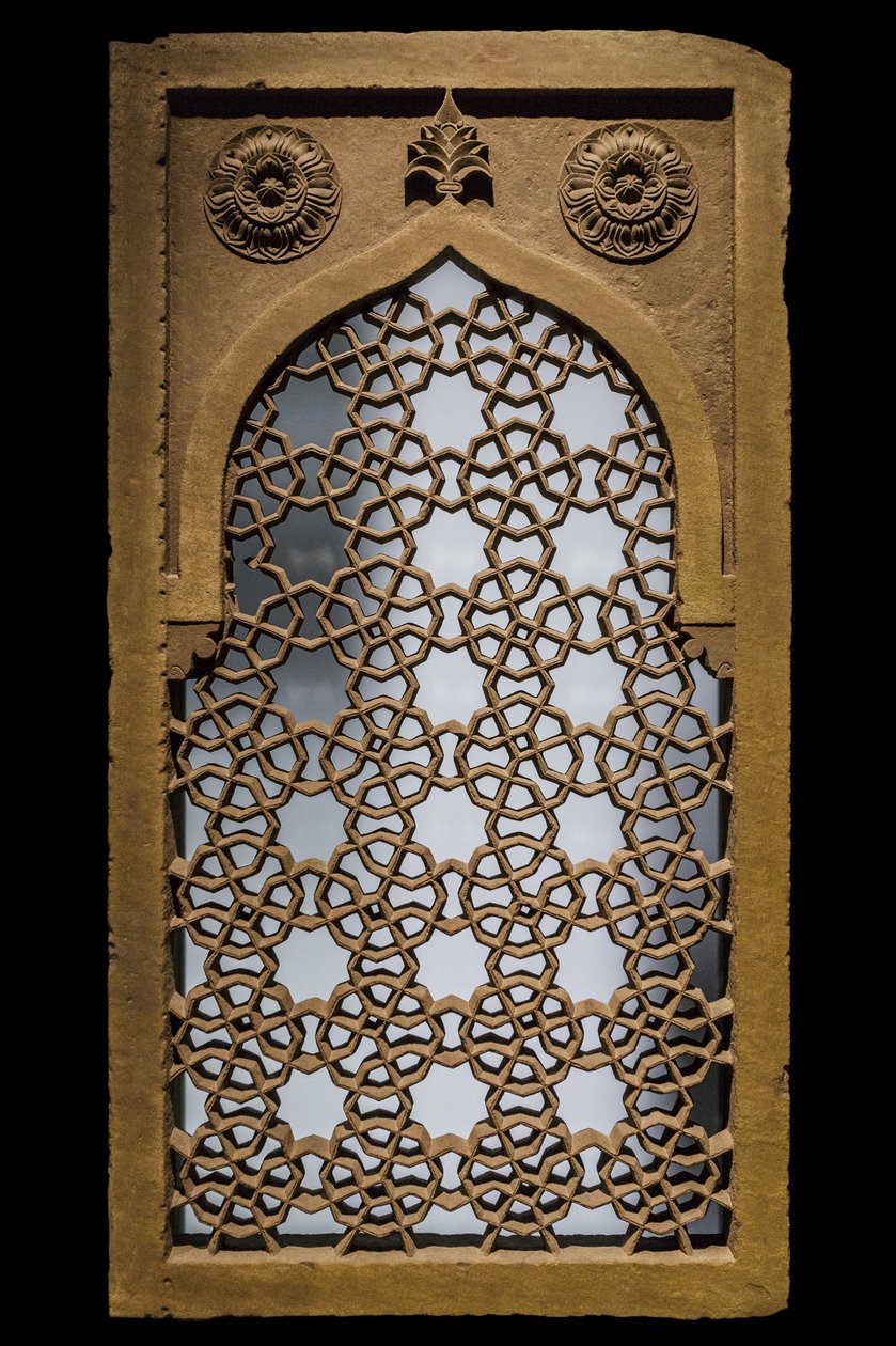 Jalinak nyolcszögei és csillagai vannak. Észak-India, 16. század vége - 17. század eleje. Gres szobrokat készít. Louvre múzeum alkotó: William M. Timlin