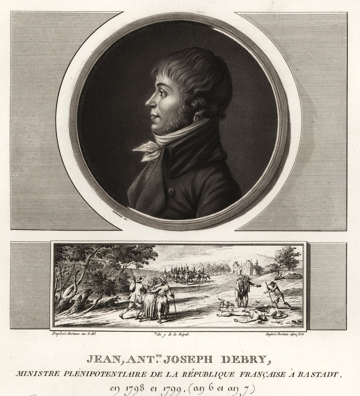 Jean Antoine Joseph Debry, a Francia Köztársaság meghatalmazott minisztere, szónok alkotó: Unbekannt