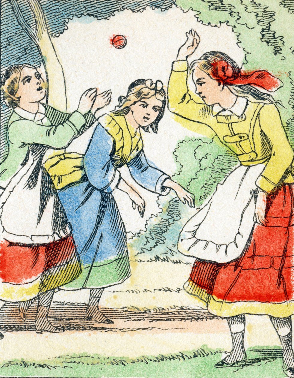 Játék: La pelota – Child Entertainment Alphabet c.1890 (litográfia) alkotó: Unbekannt