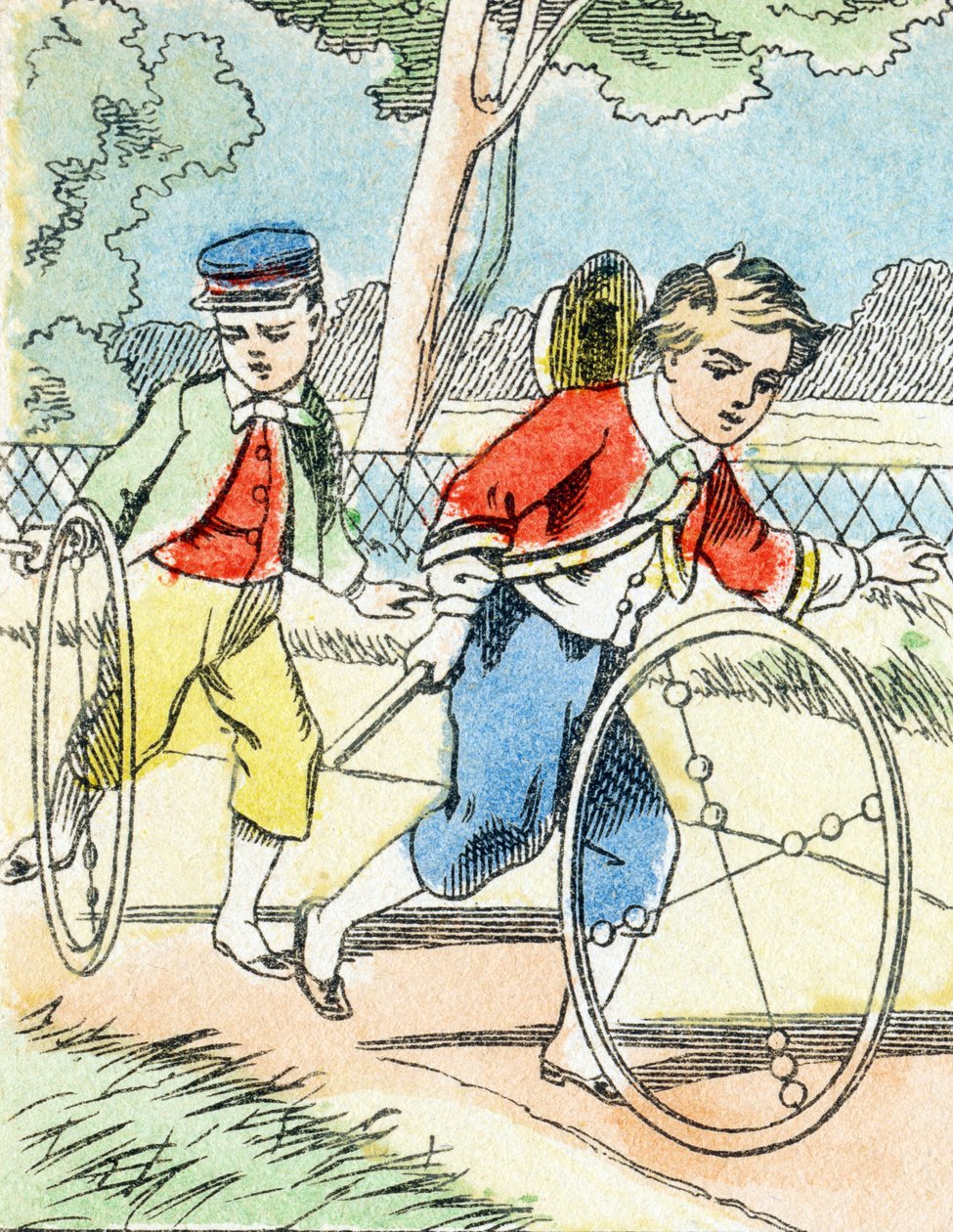 Játék: Hoops – Child Entertainment Alphabet c.1890 (litográfia) alkotó: Unbekannt