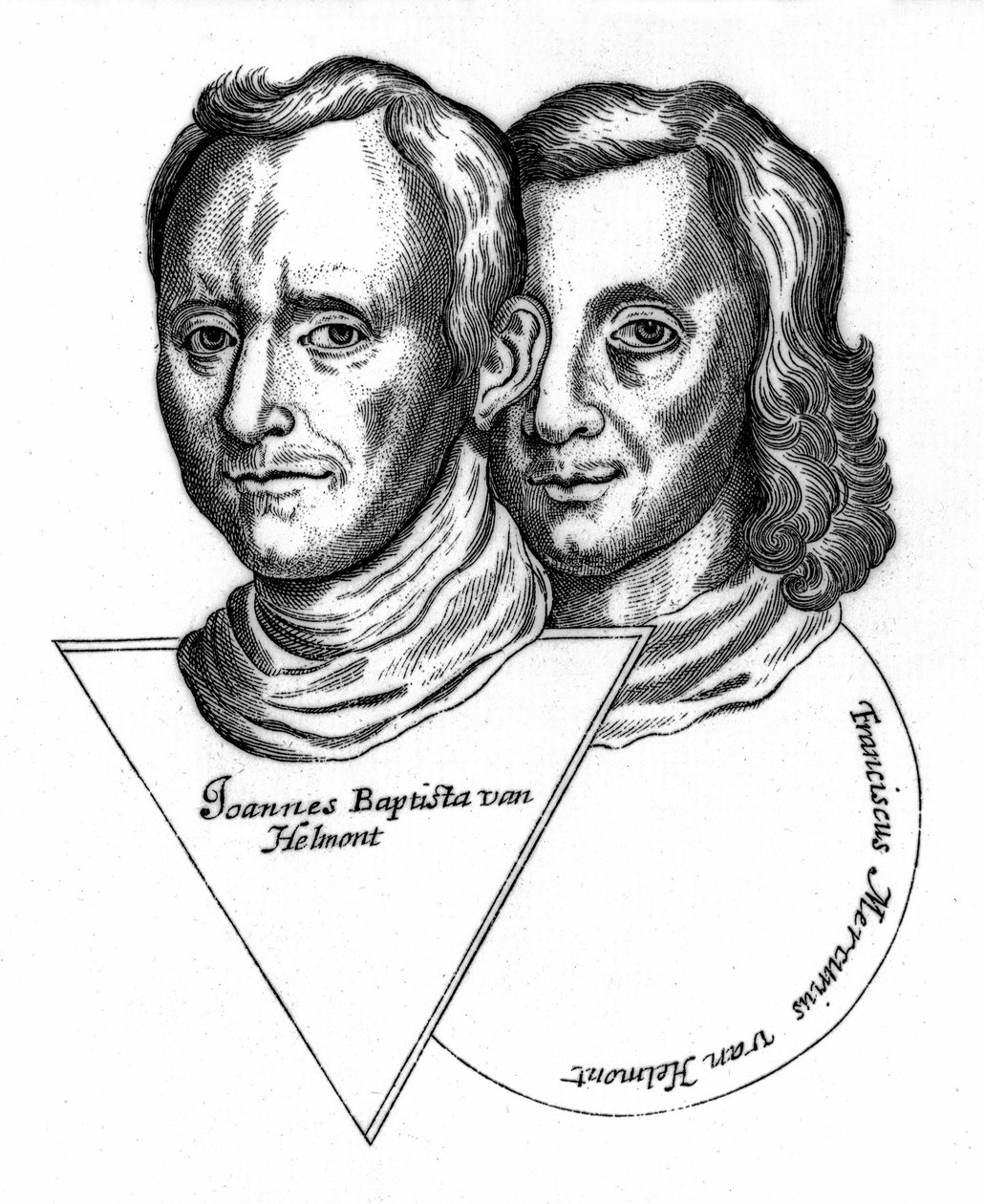 Joannes Baptiste van Helmont és Franciscus Mercurius van Helmont alkotó: Unbekannt