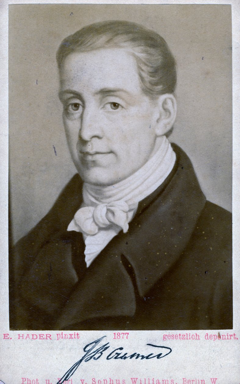 Johann Baptist Cramer alkotó: Unbekannt