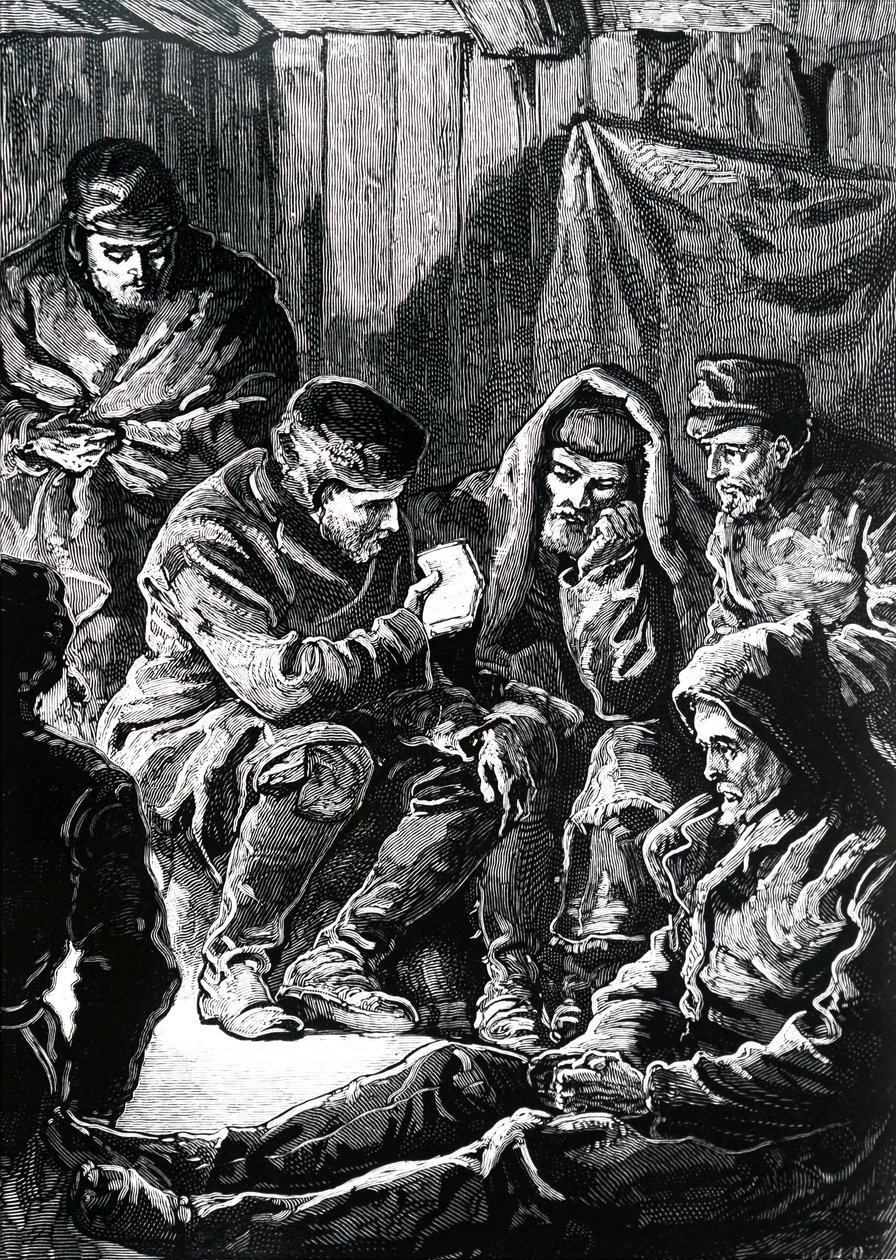 John Richardson egy Franklin szárazföldi sarkvidéki expedíció során. alkotó: Unbekannt